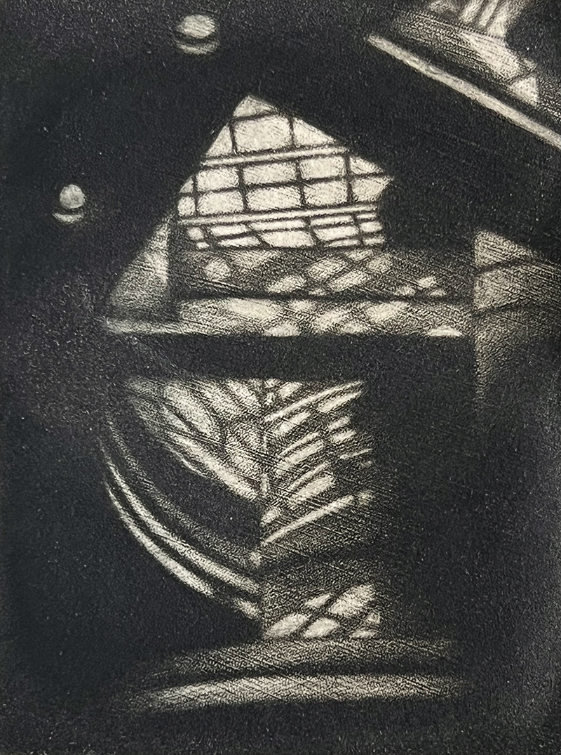 Dancing Shadows, Mezzotint