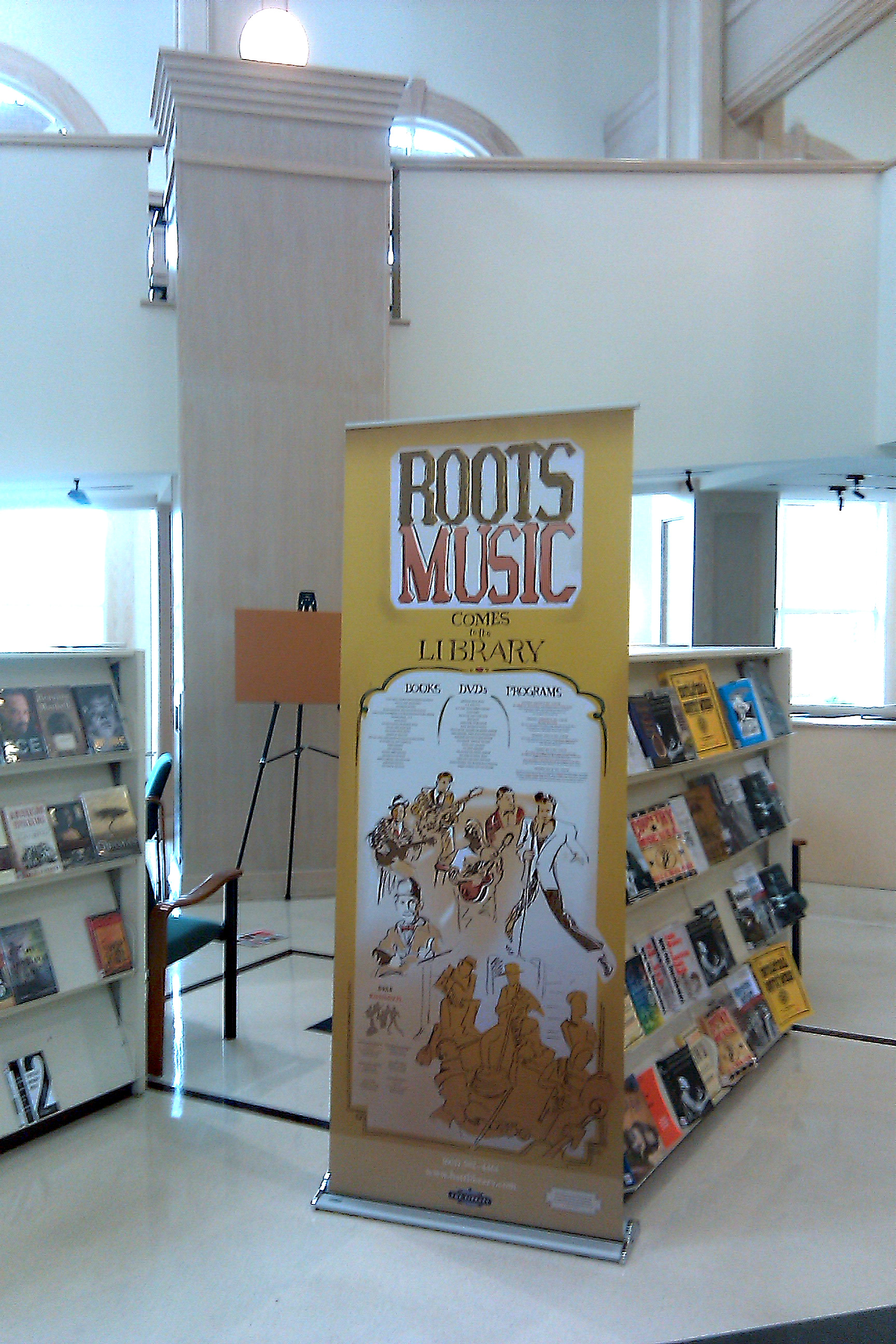 Displayed at Library