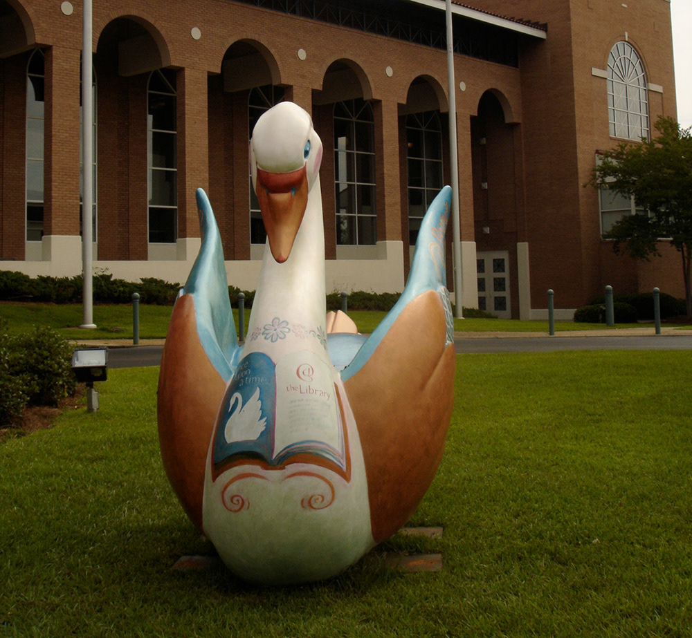 In Front of Library