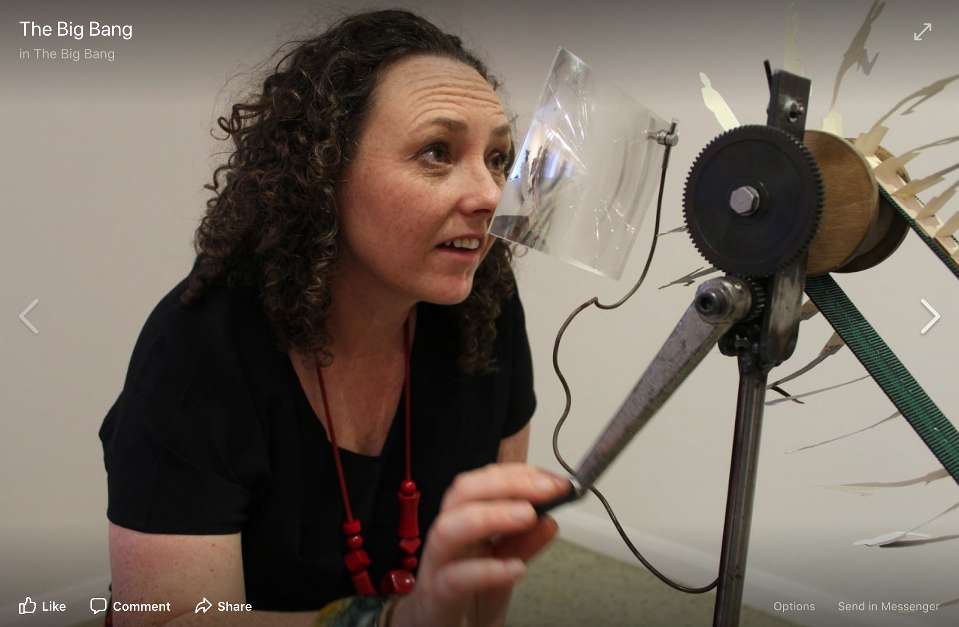 Narelle Phillps operating 'Signaller'.