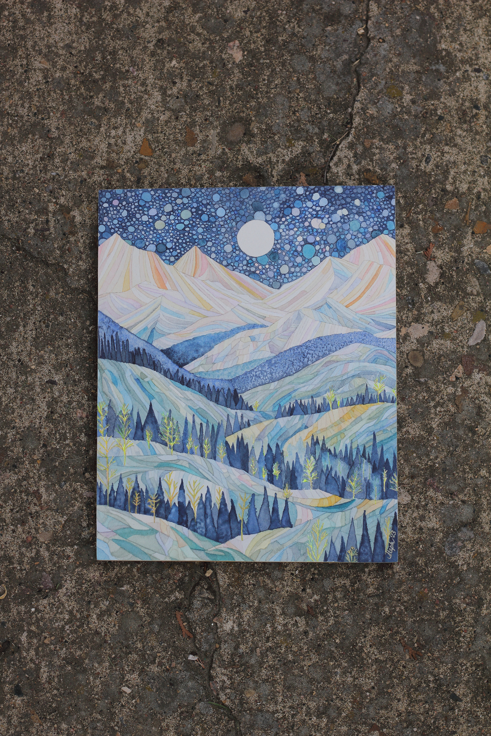 In the land where the mountains are - ©2024 Stephanie Janke, sjjdesign.com