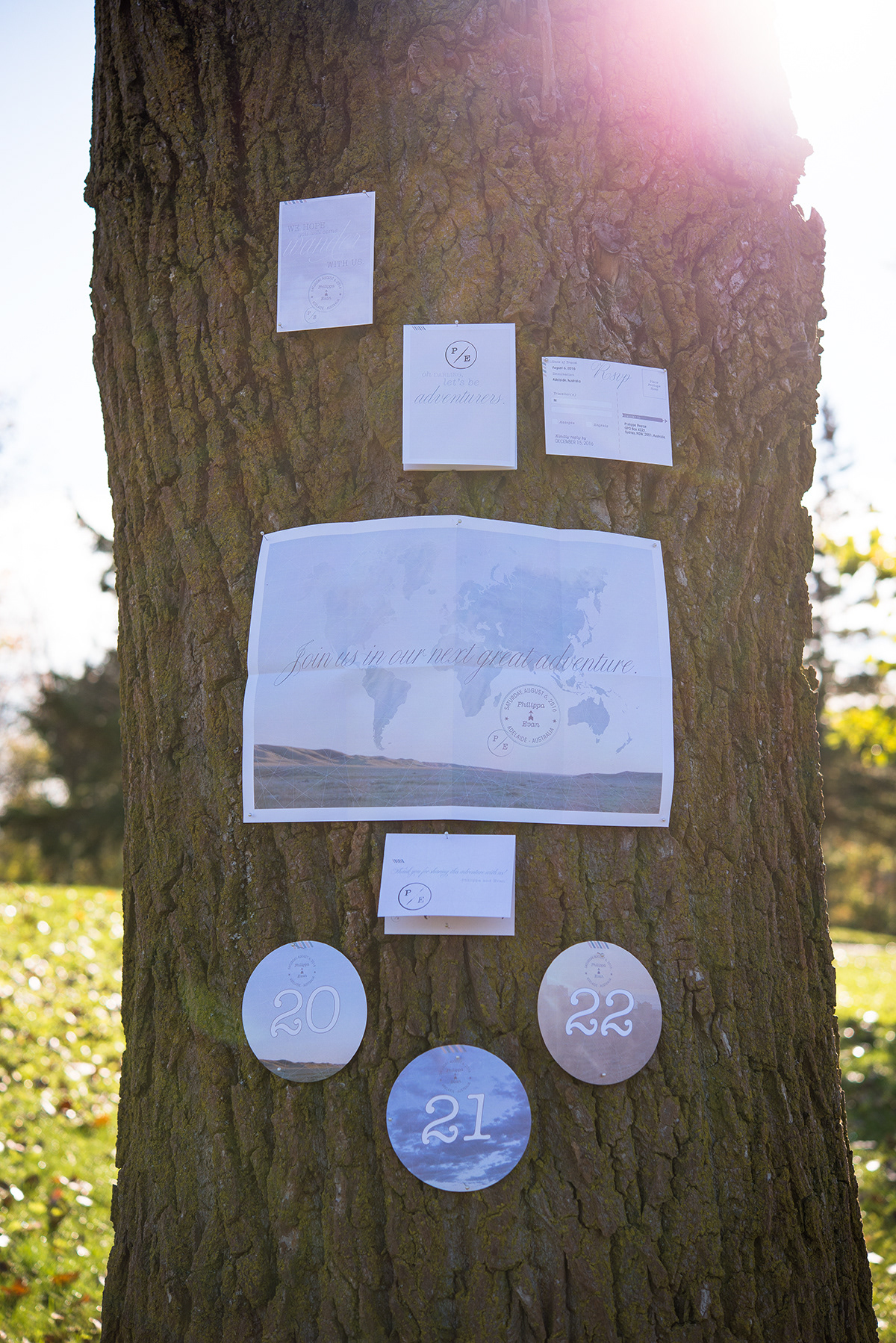 Wanderlust Stationery Collection - ©Weddingstar Inc. - www.weddingstar.com