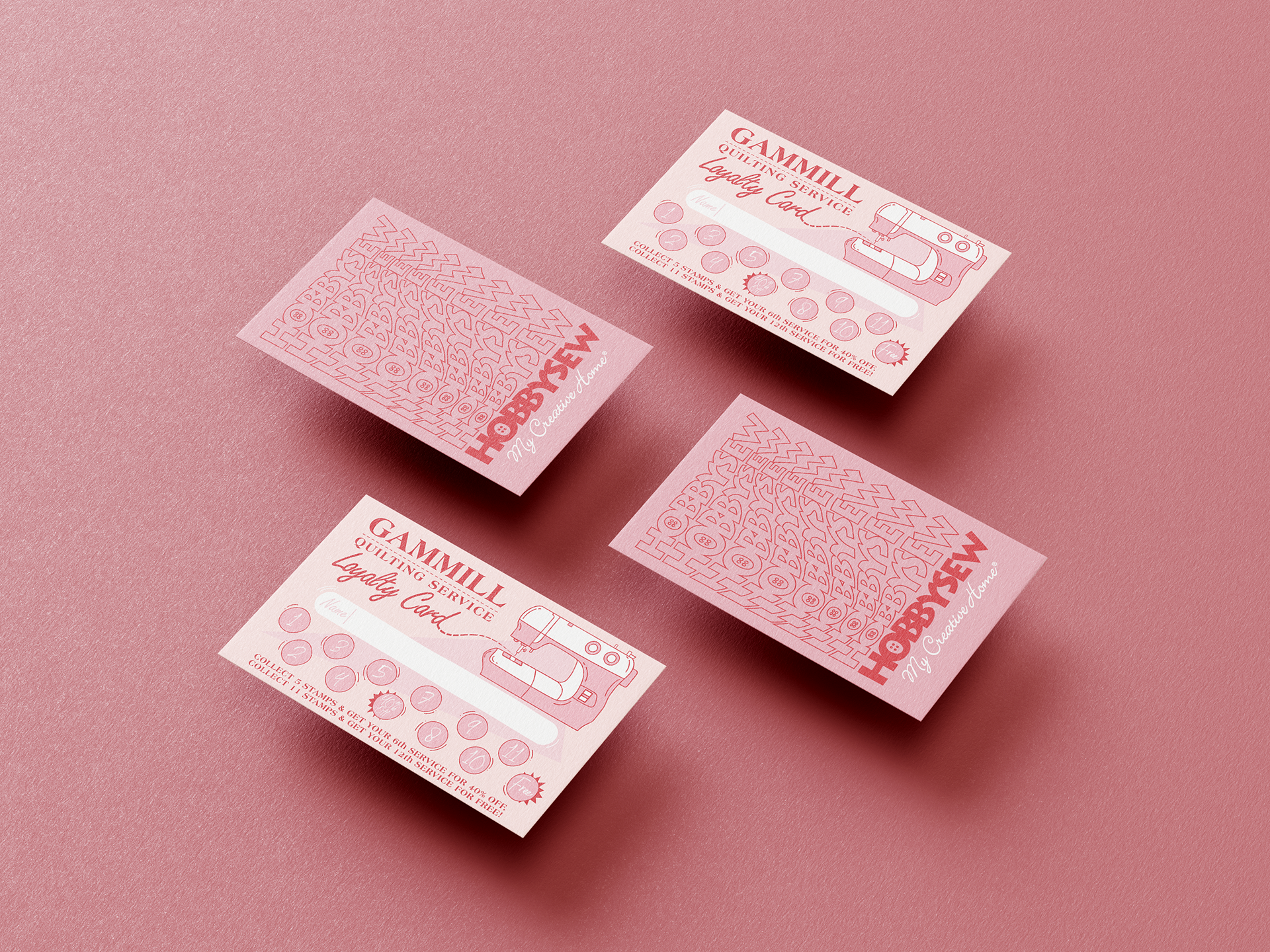 Quilting Loyalty Card, 2021