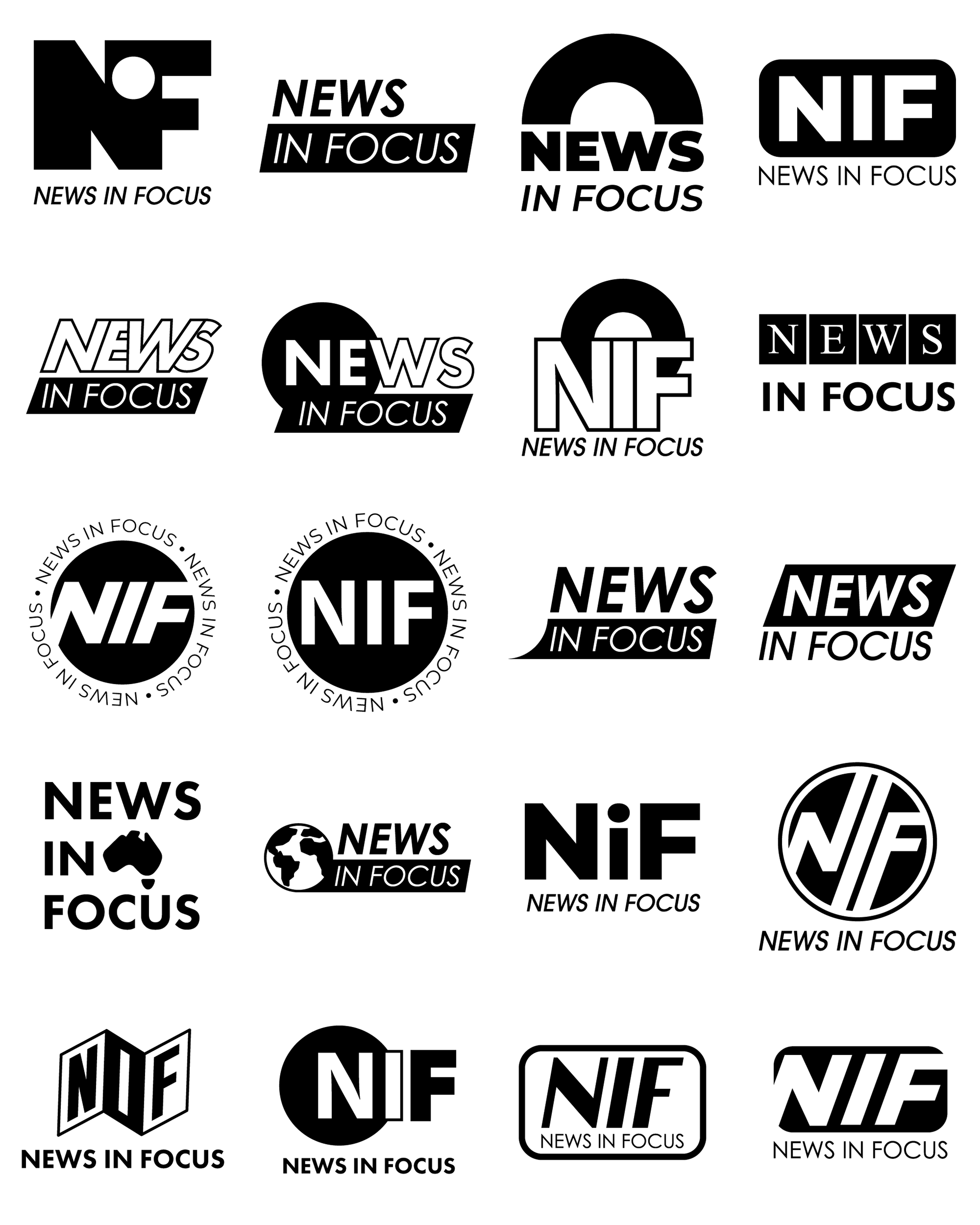 News In Focus Logos - One Night 2023