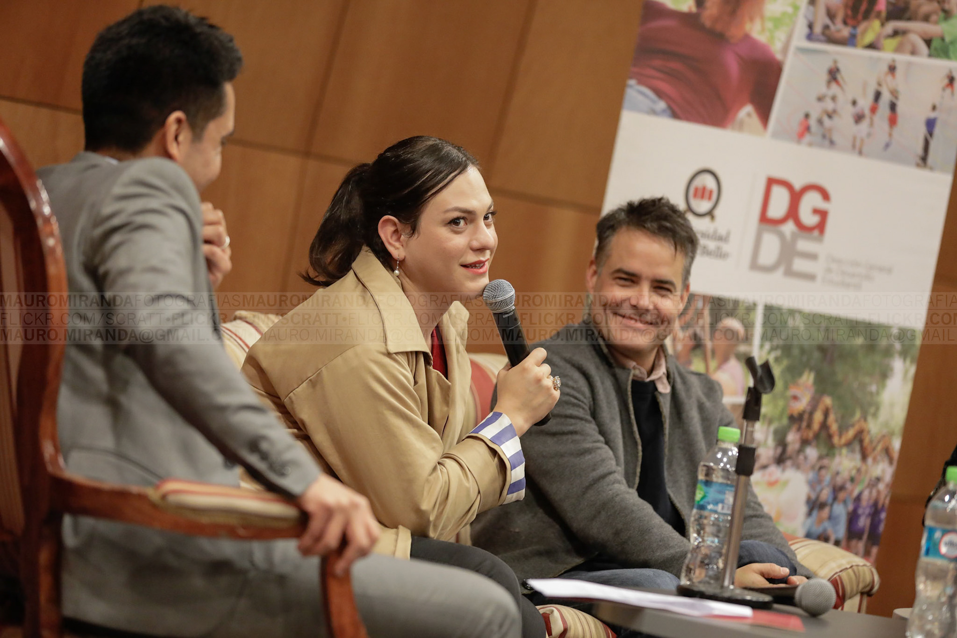 Meet and Greet con los ganadores del Óscar, Daniela Vega y Sebastián Lelio. DGDE, Campus República, 2018