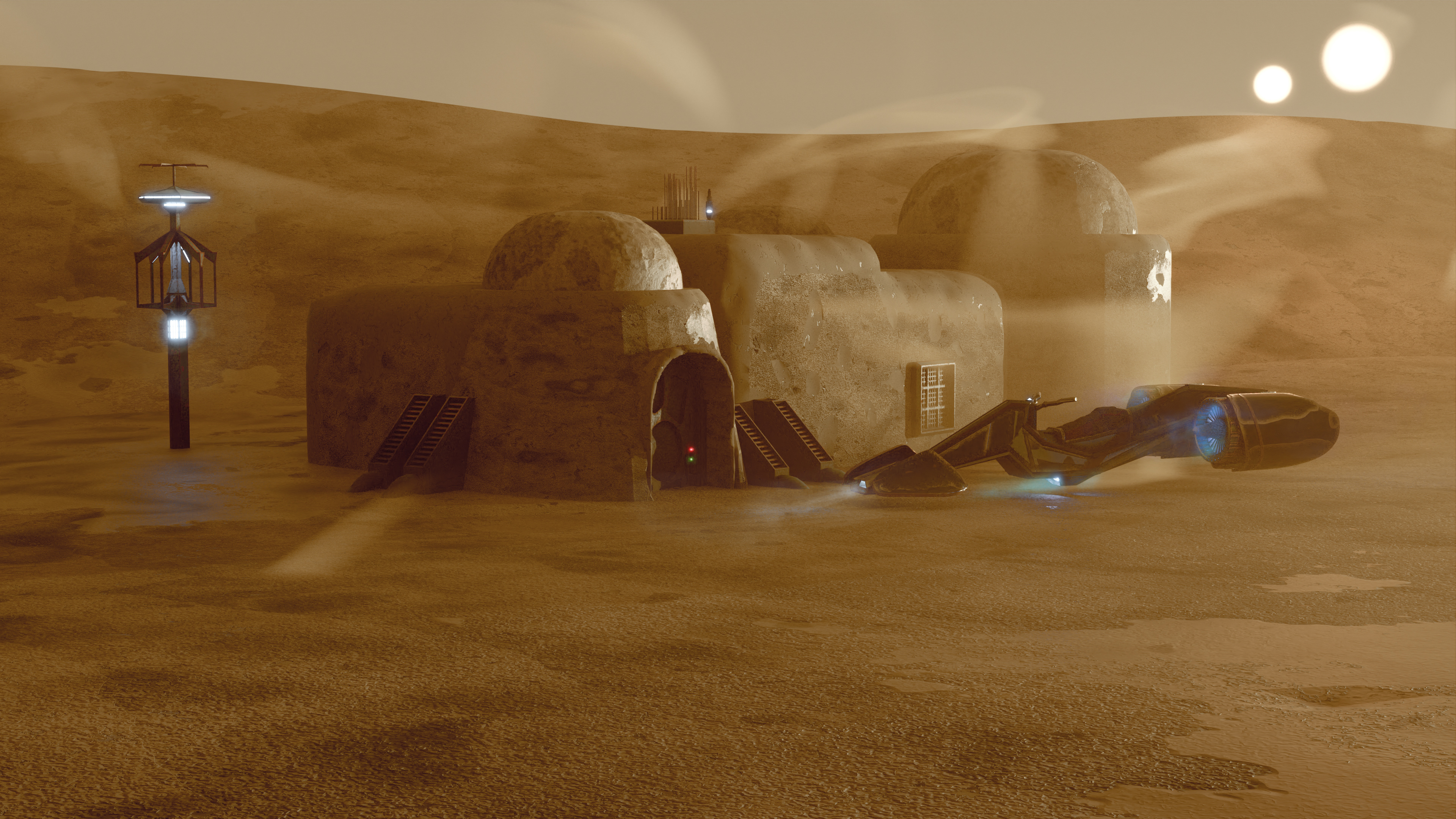 Sandstorm on Tattoine
