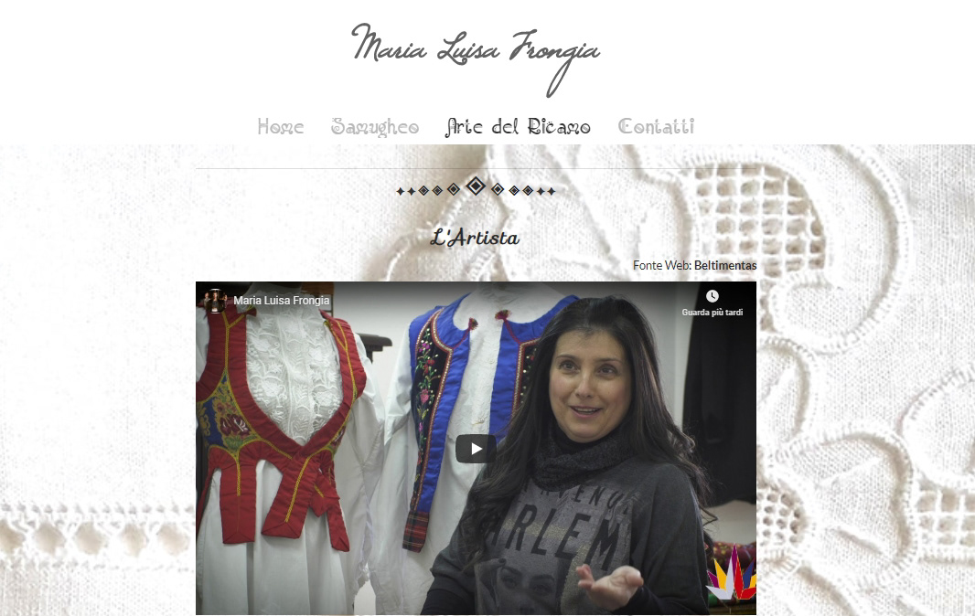 MLF - Opere Sartoriali - Sito web vetrina