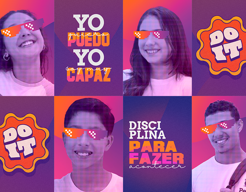 Grupo Perfil de Educação — Campanha de rematrícula — poster