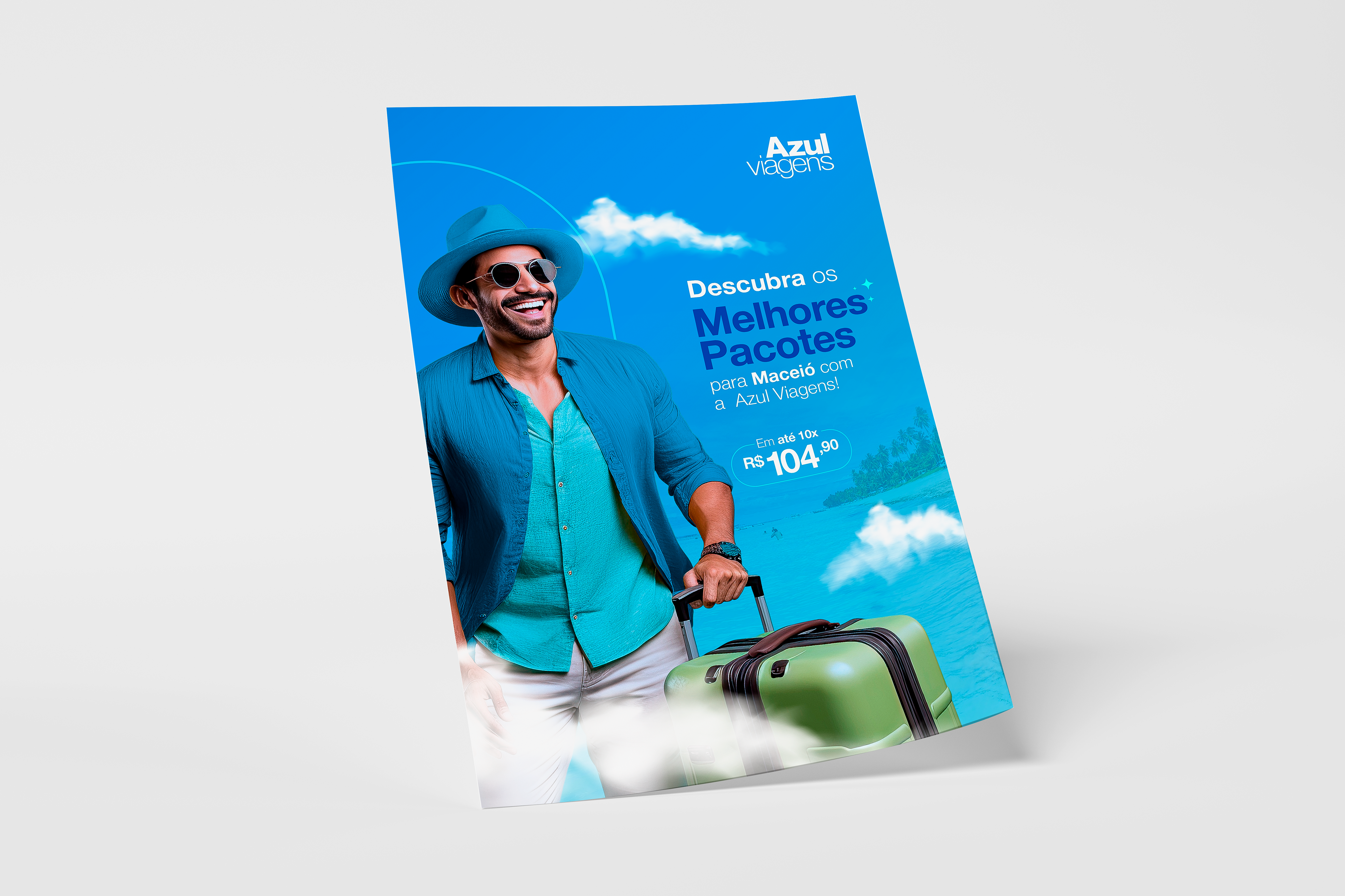 Azul Linhas Aéreas — Flyer impresso (2)