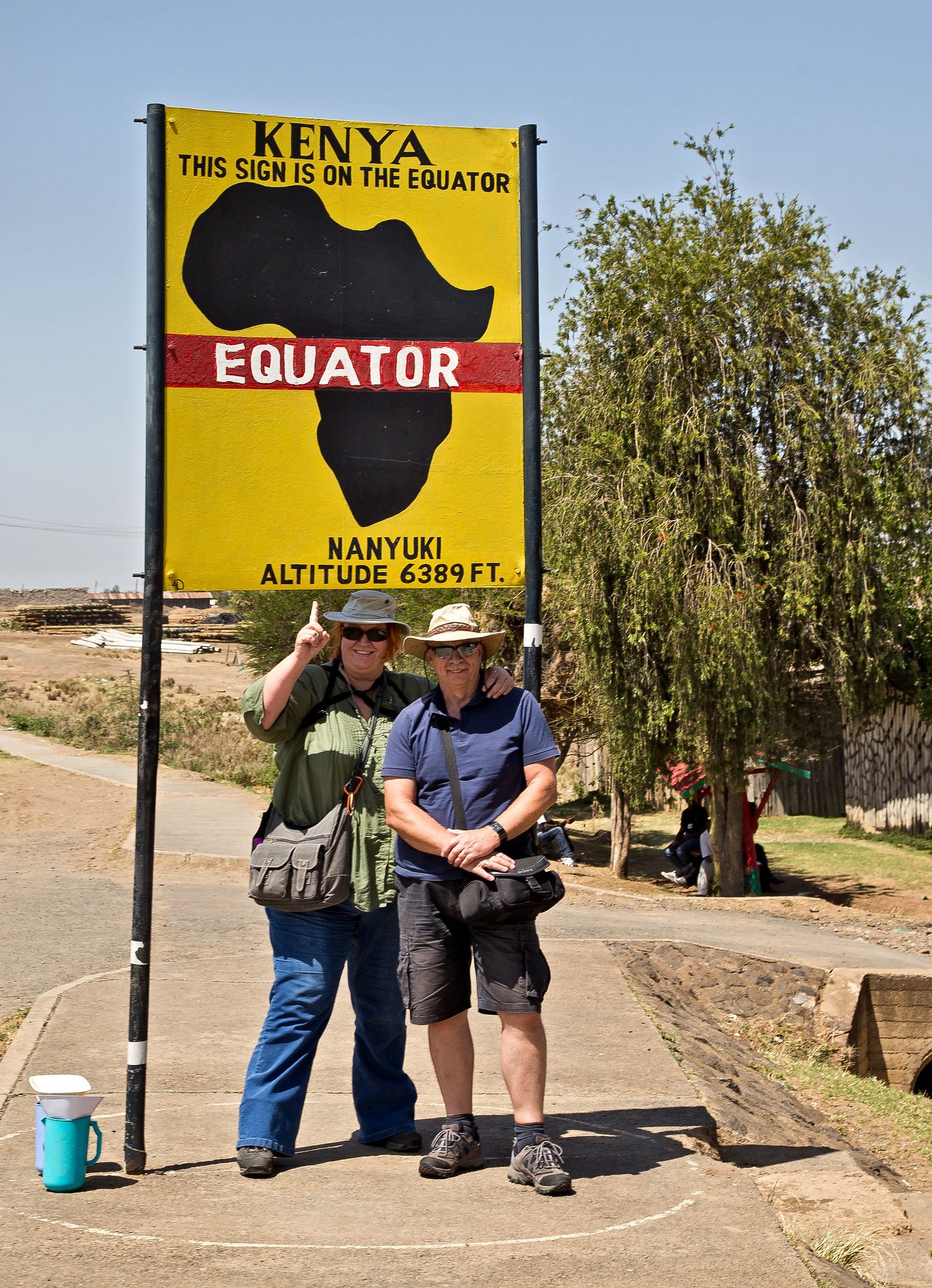 Crossing the Equator in Kenya
