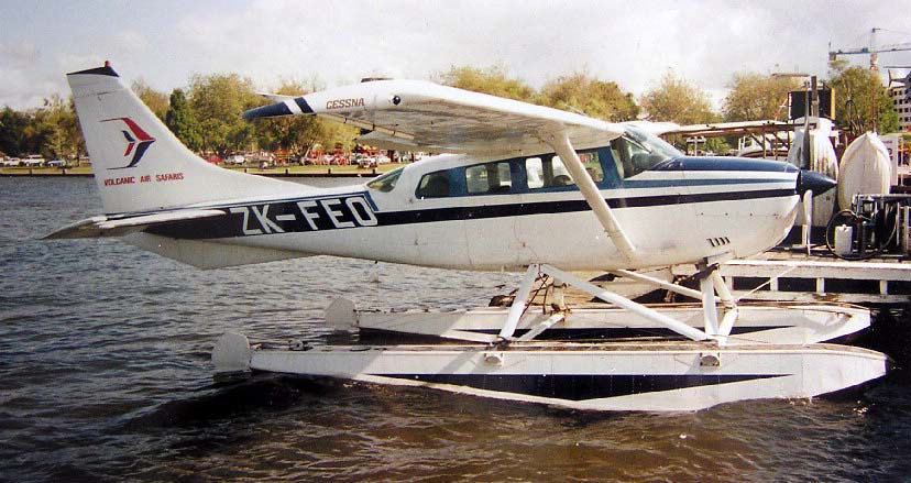 Float plane in Rotorua