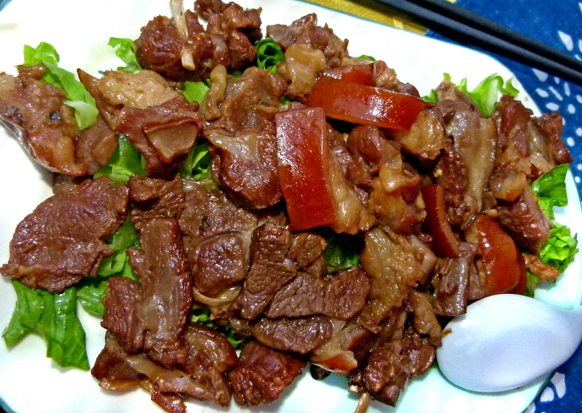 Stir fried dog