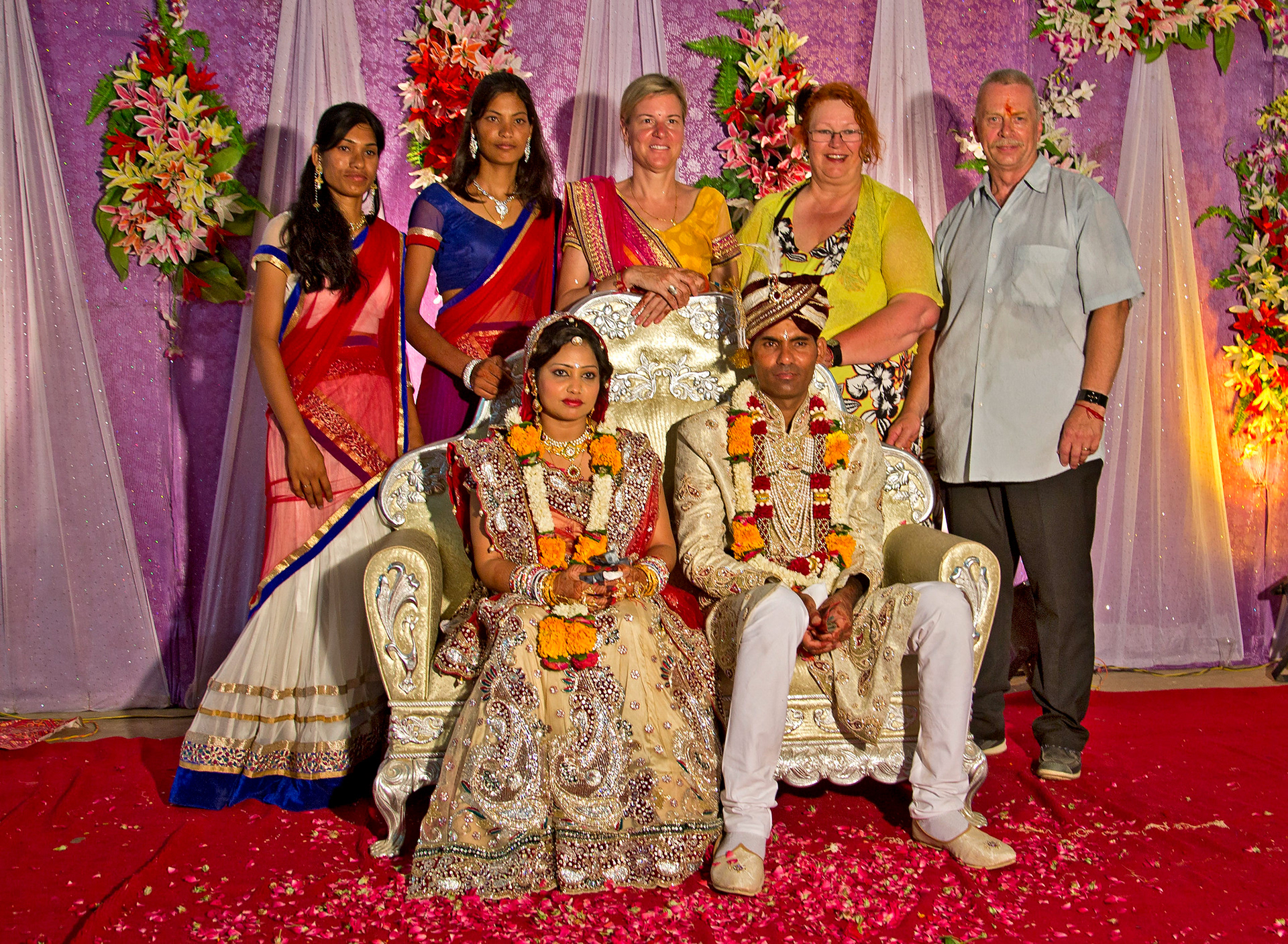 Reena and Sabu's wedding in India