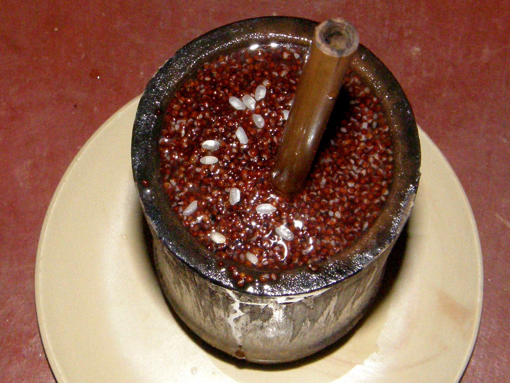 It was like drinking alcoholic porridge