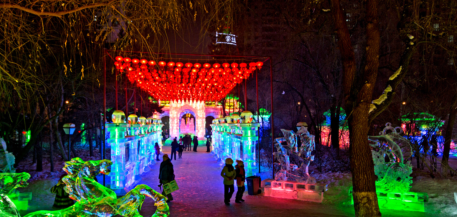 The Ice Carving Festival in Harbin, China