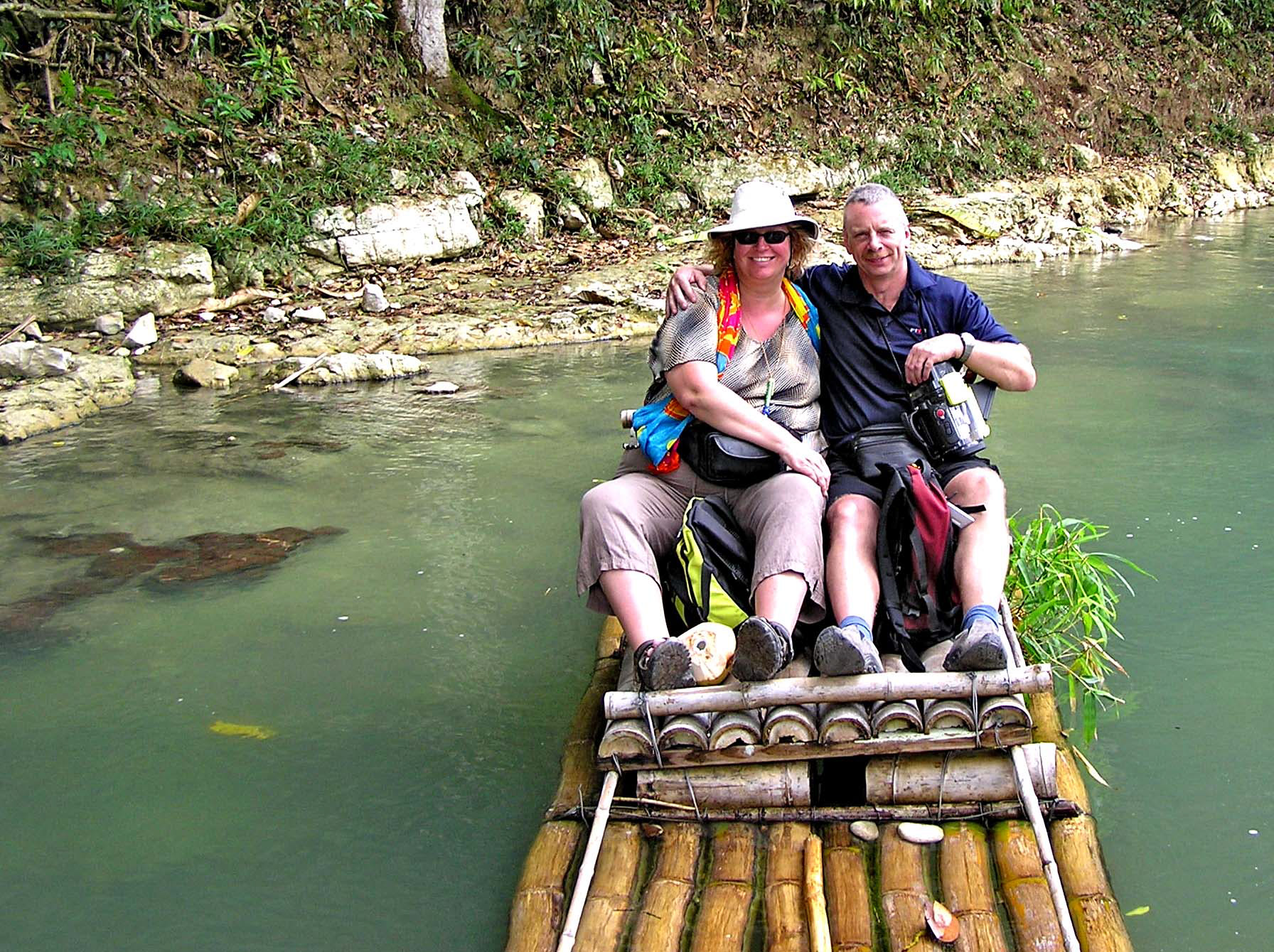 Rafting in Jamaica