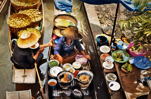 Thailand's floating market