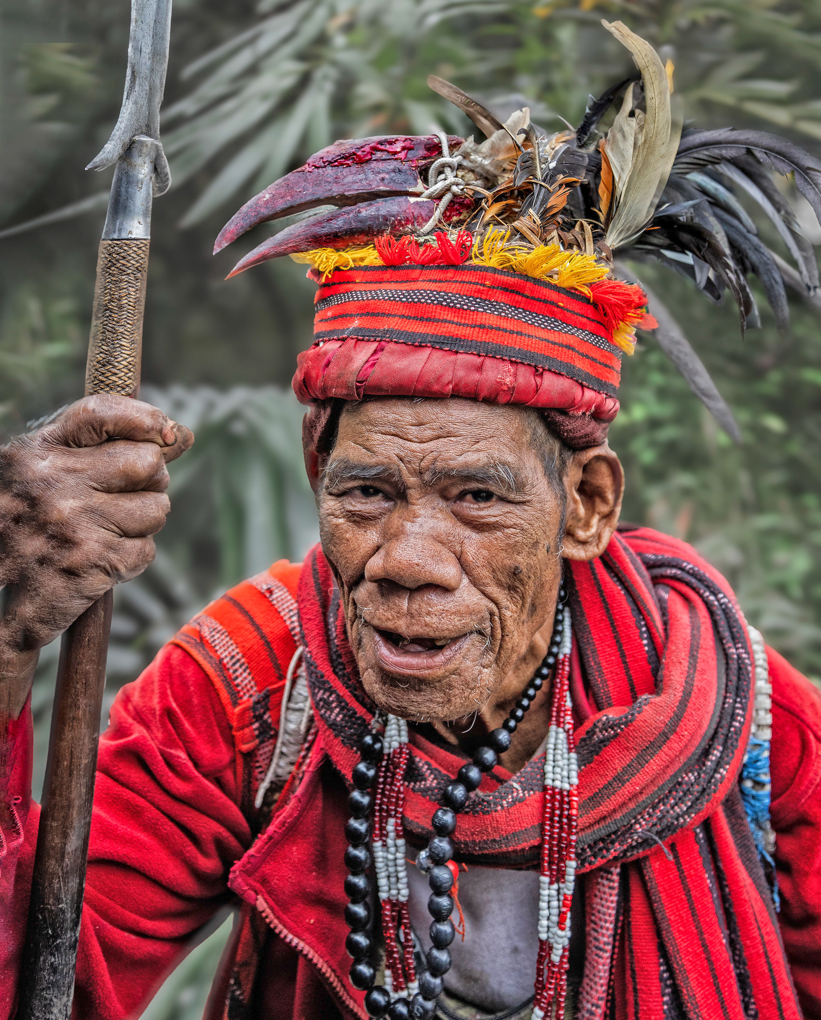 An elderly Ifugao gentleman in the Philippines