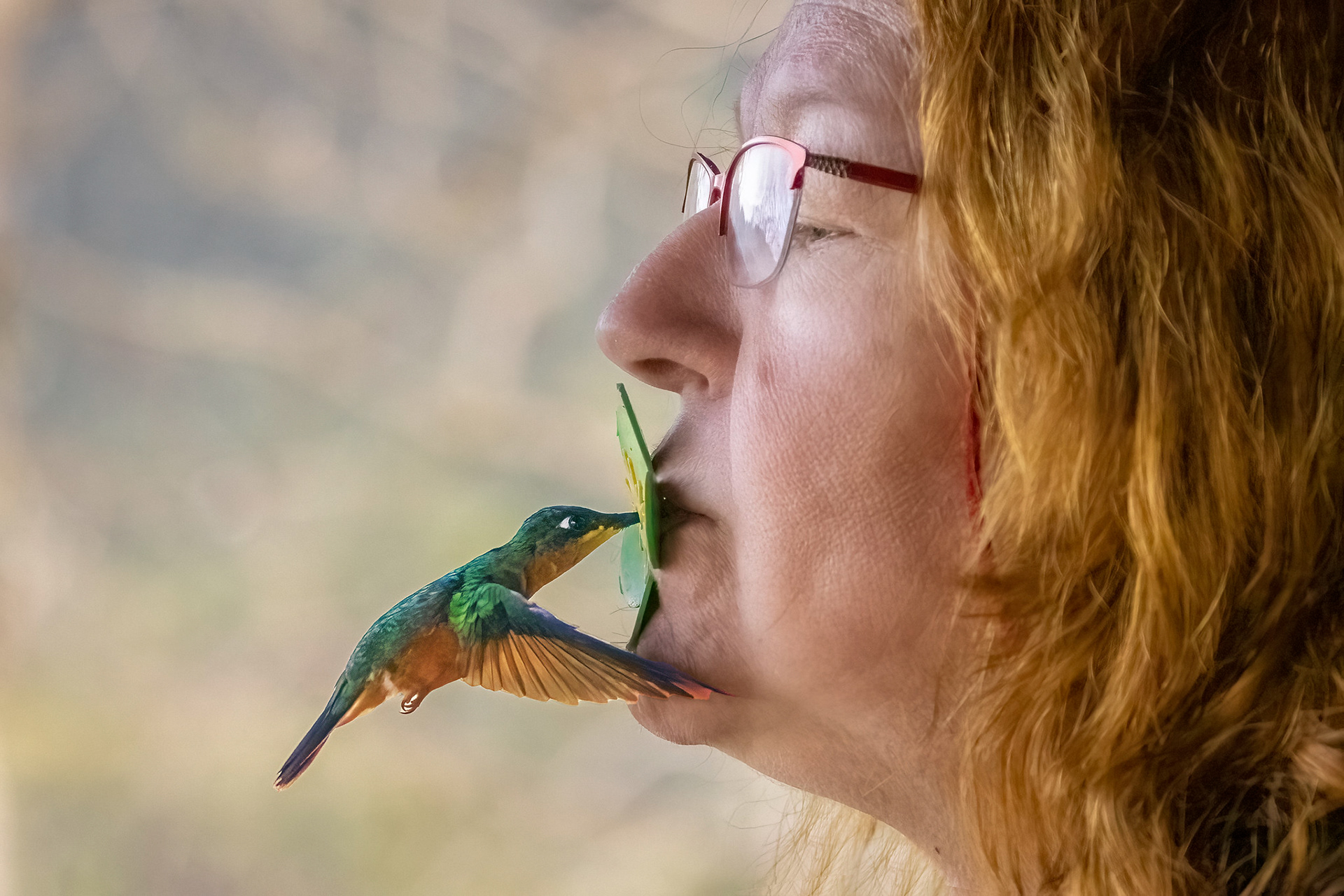 Those tiny wings fluttering against my cheeks... OMG