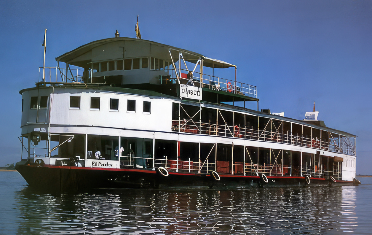 MV Pandaw paddle steamer in Myanmar