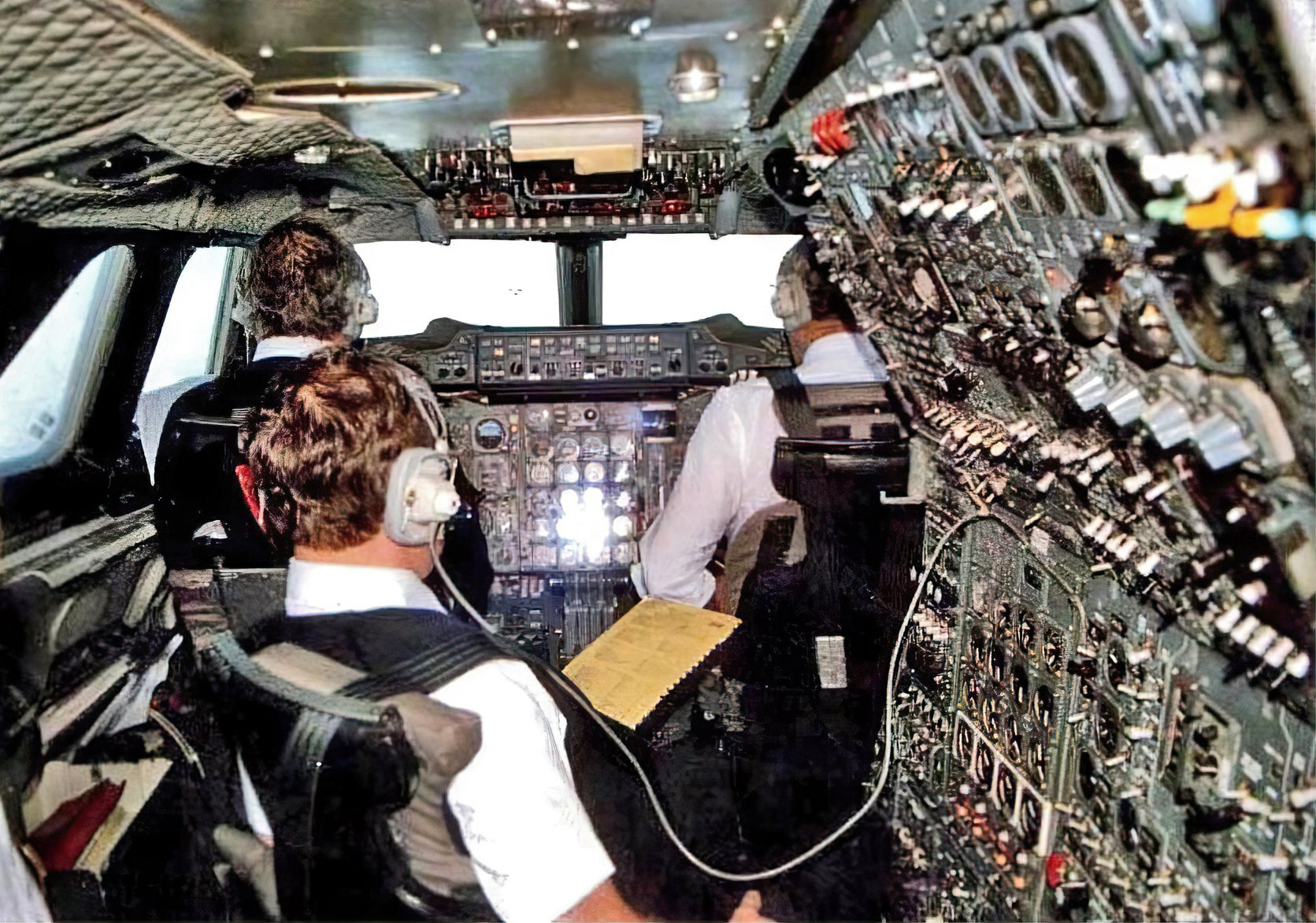 The cockpit in Concord