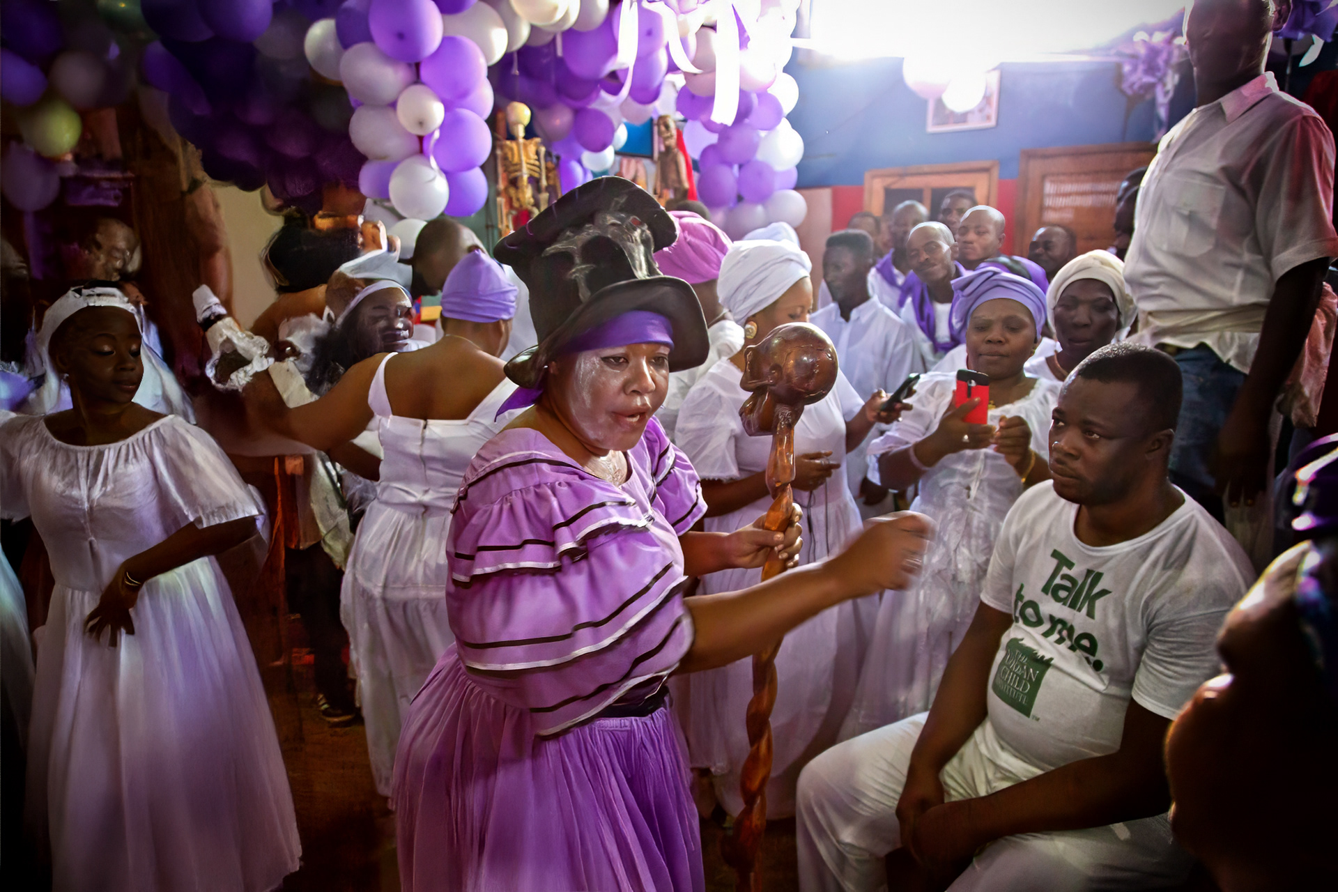 Fet Gede (Day of the Dead) celebrations in Port au Prince, Haiti