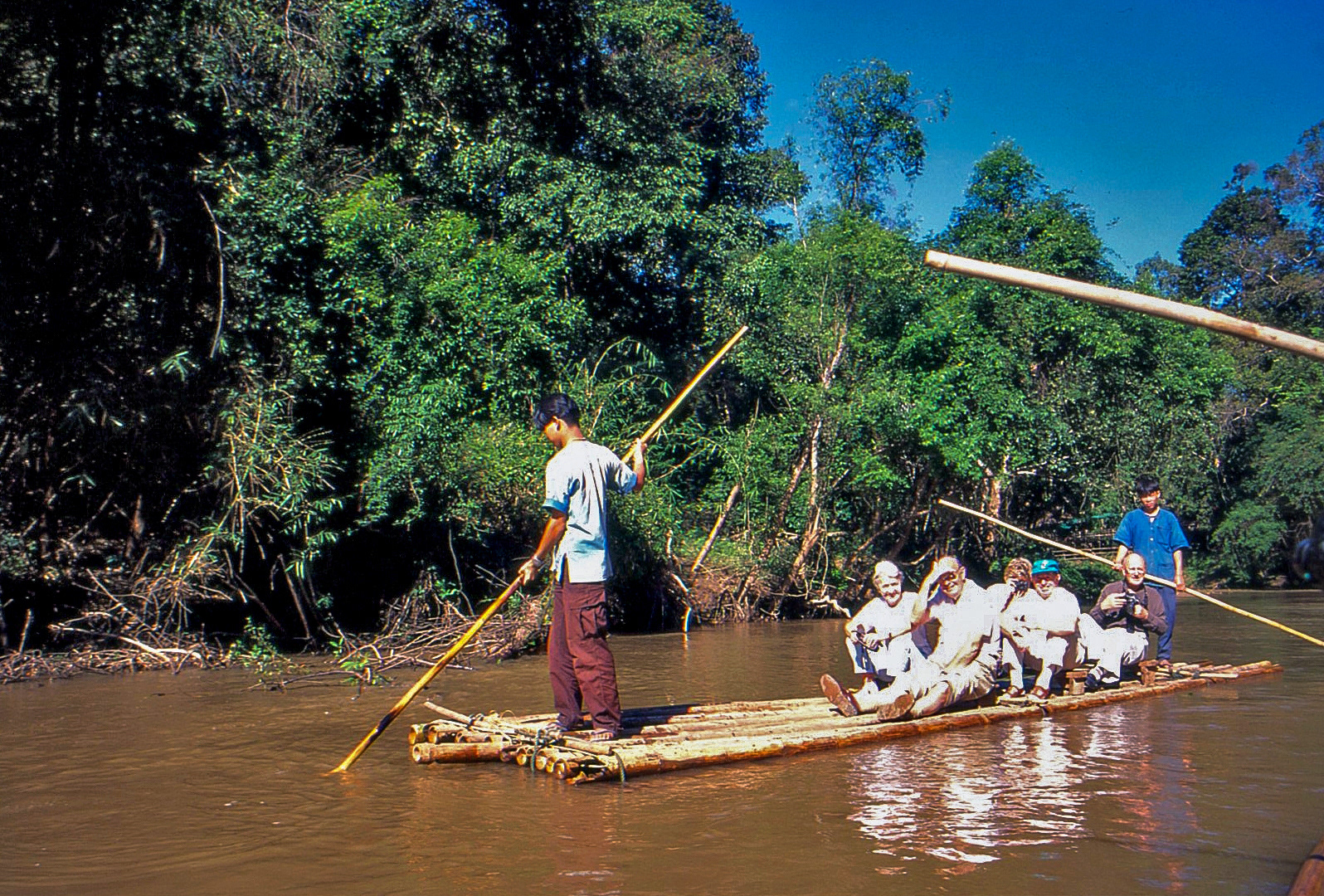 Bamboo rafting