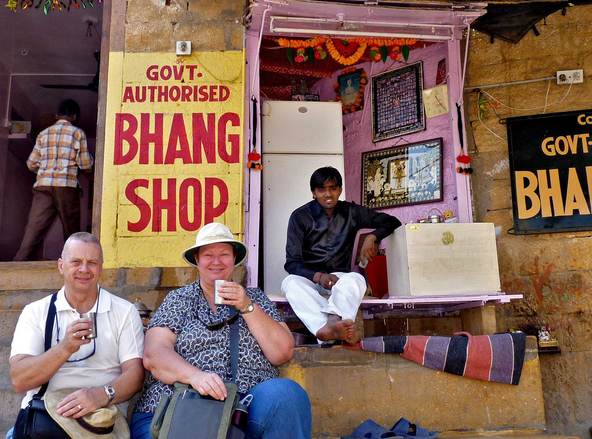Bhang lassi - not recommended on an empty stomach at 9am