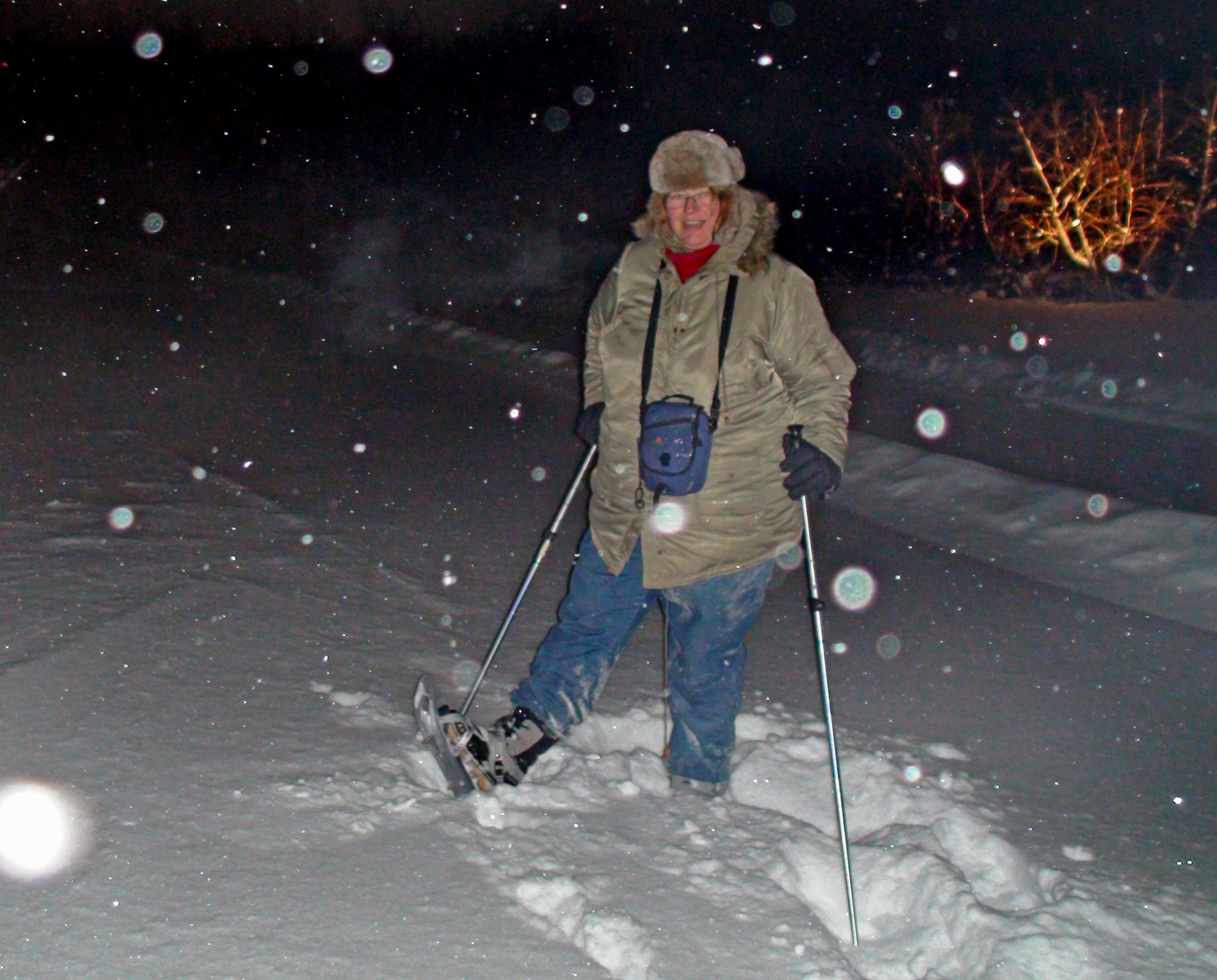Snow shoeing