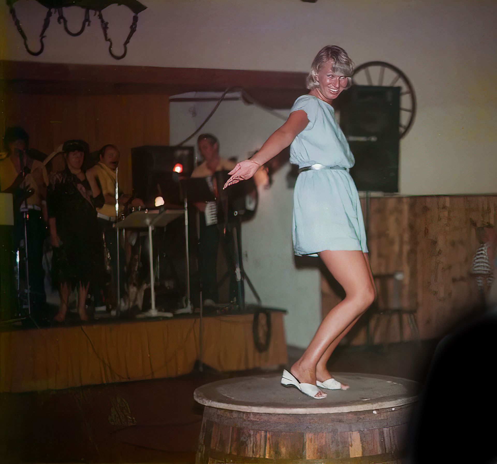 Dancing on the tables