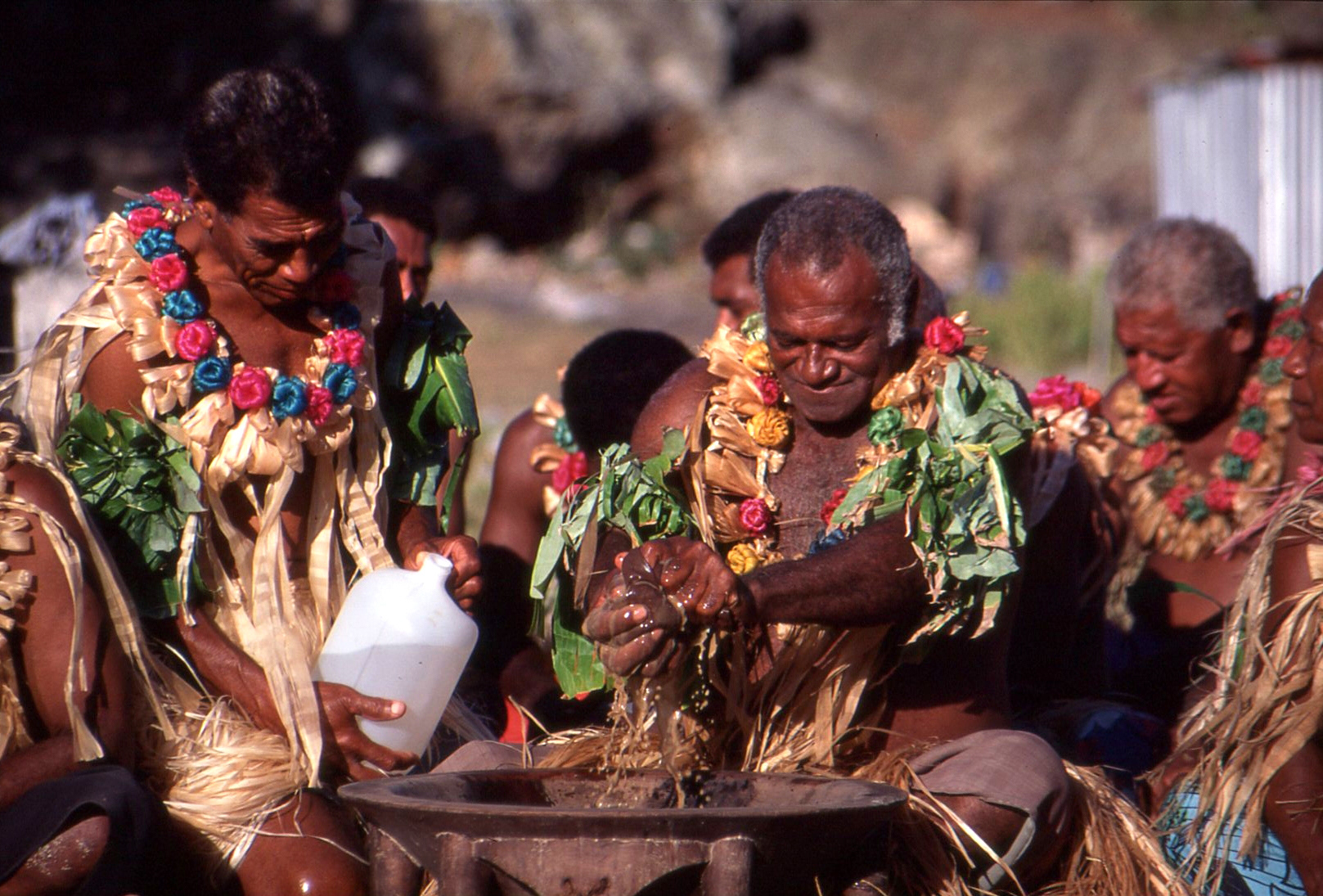 Kava is made from a squeezed root , is mildly narcotic and tastes like dirt