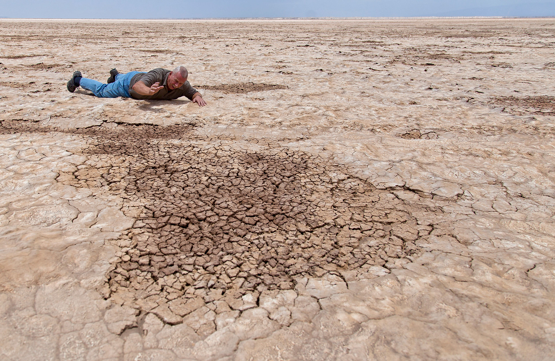 The arid Chalbi Desert