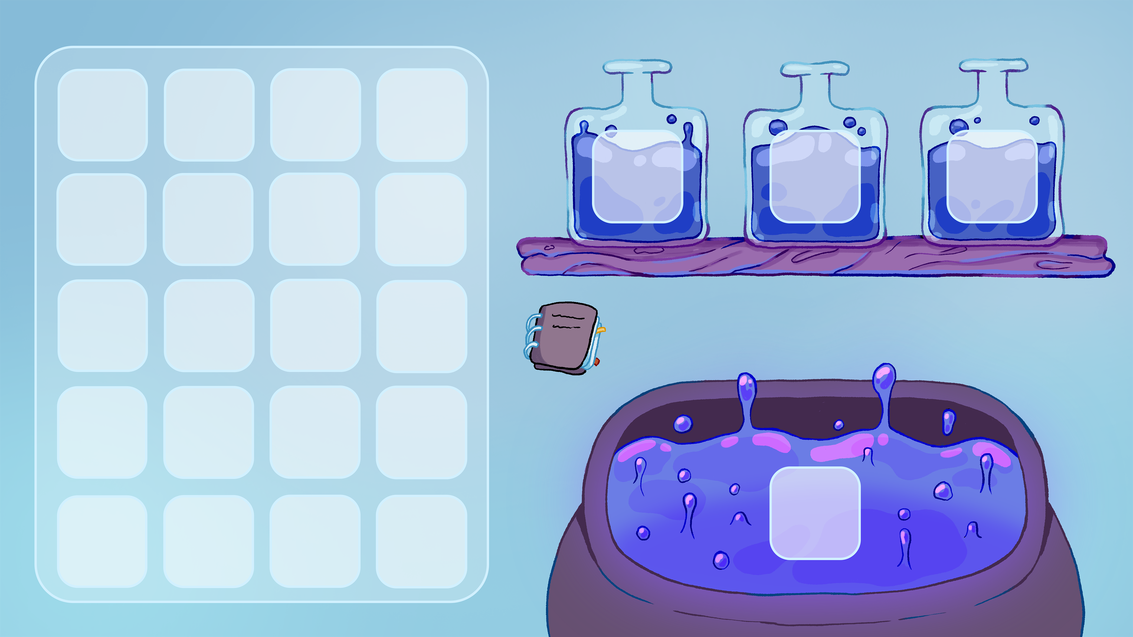 Crafting Screen Mockup