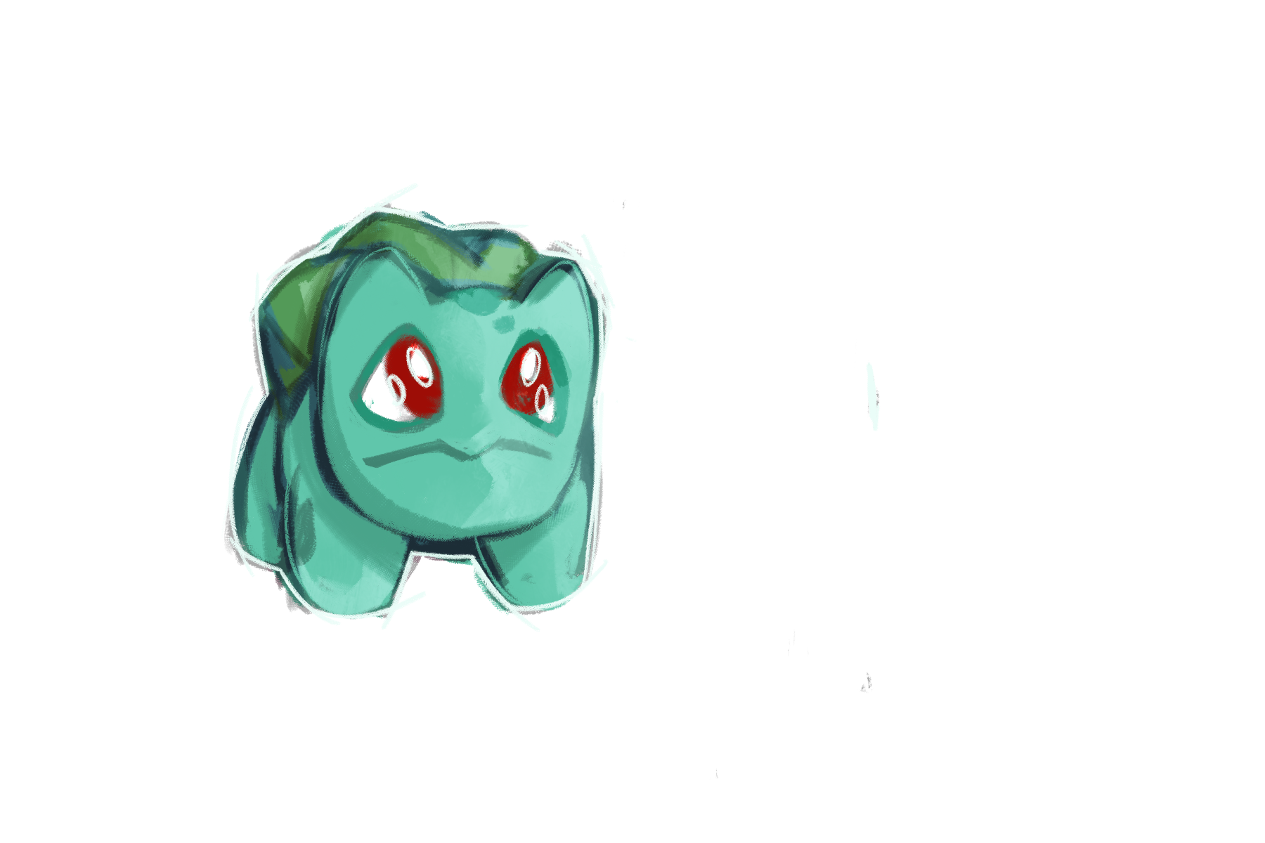 Bulbasaur, Digital Illustration