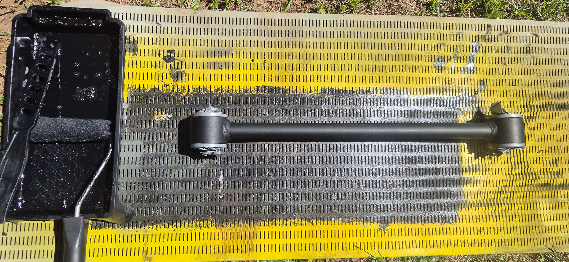 Prep for parinting trailing arms for the 4 Link Rear Suspension