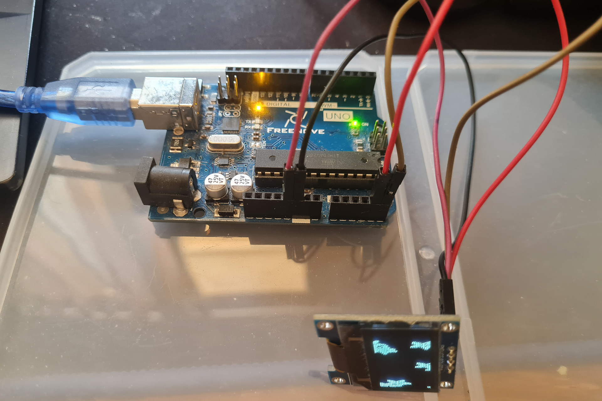 Started a custom digital gauge display