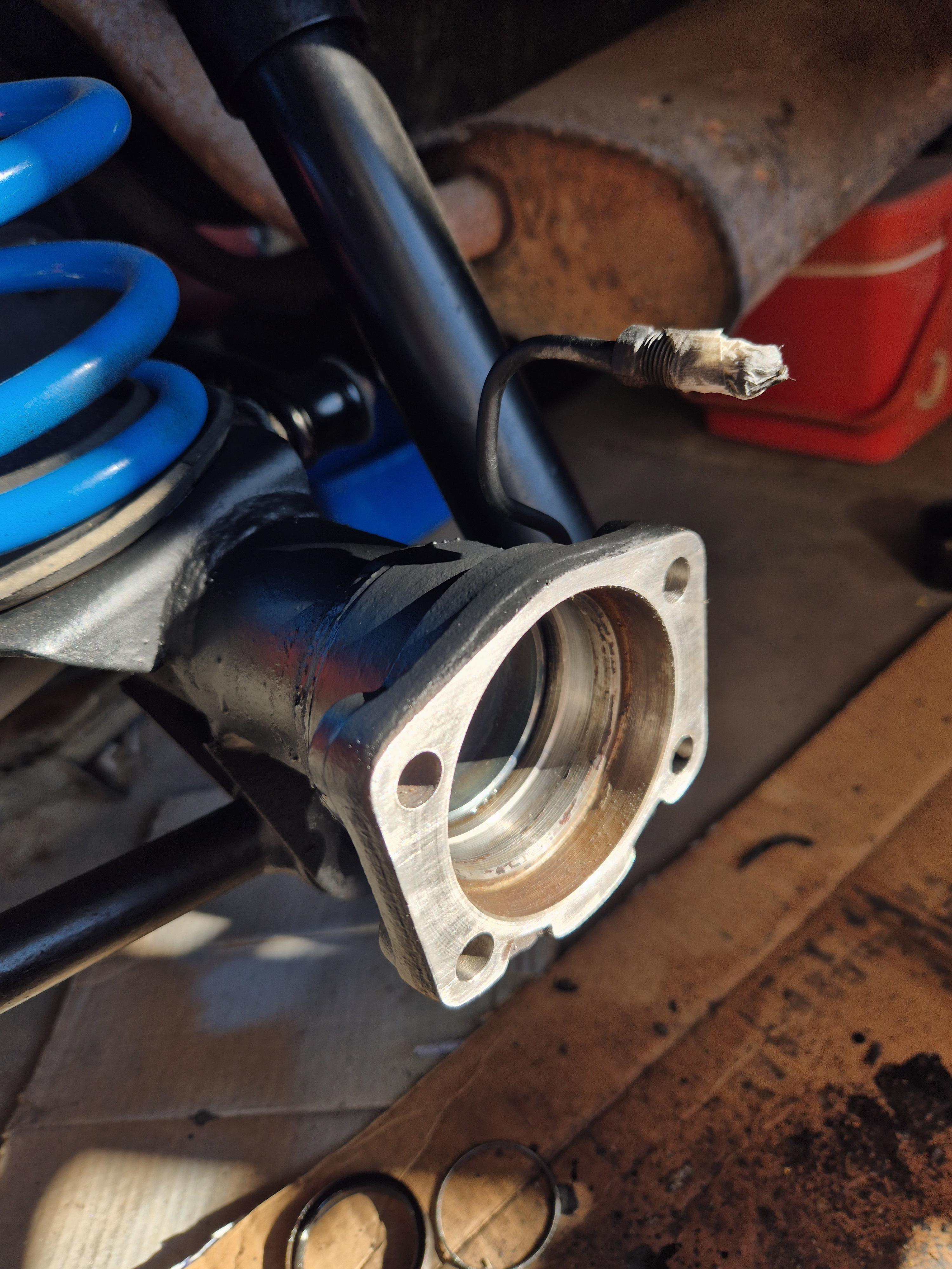 Painted - Final Result ready for seals, gaskets and axle assembly to go in