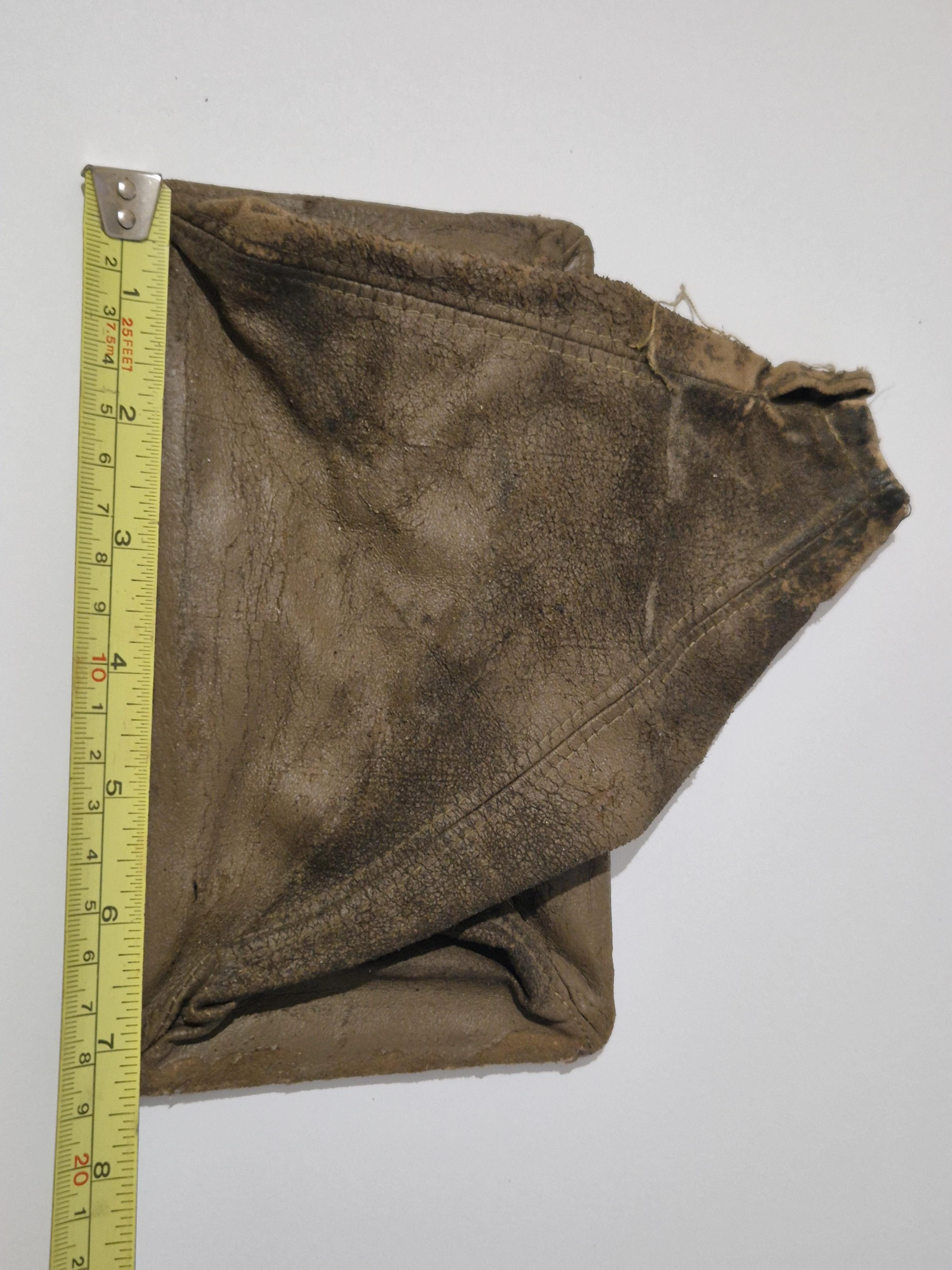 Measuring boot dimensions to re-trim from orginal style leather