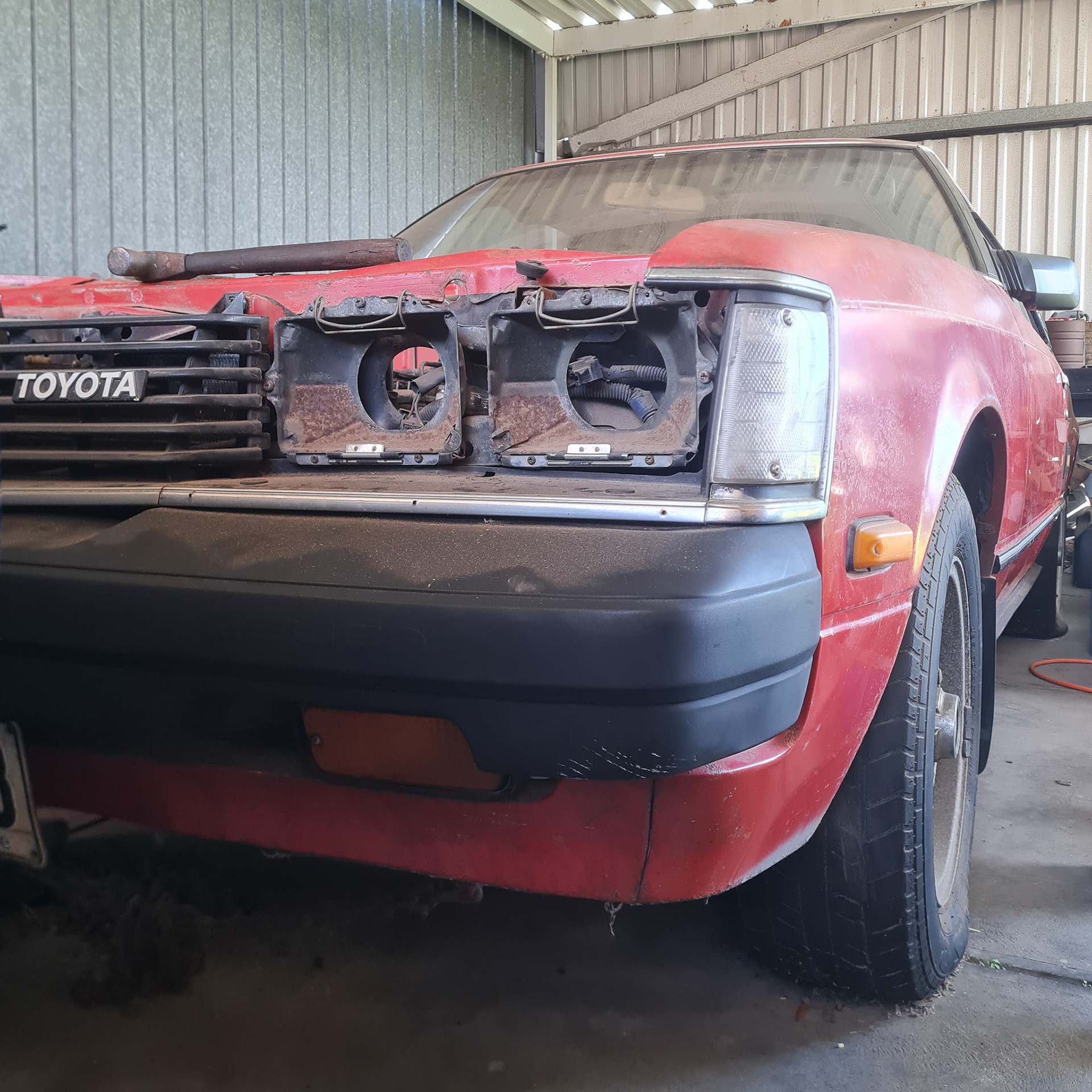 The start of this resto-mod