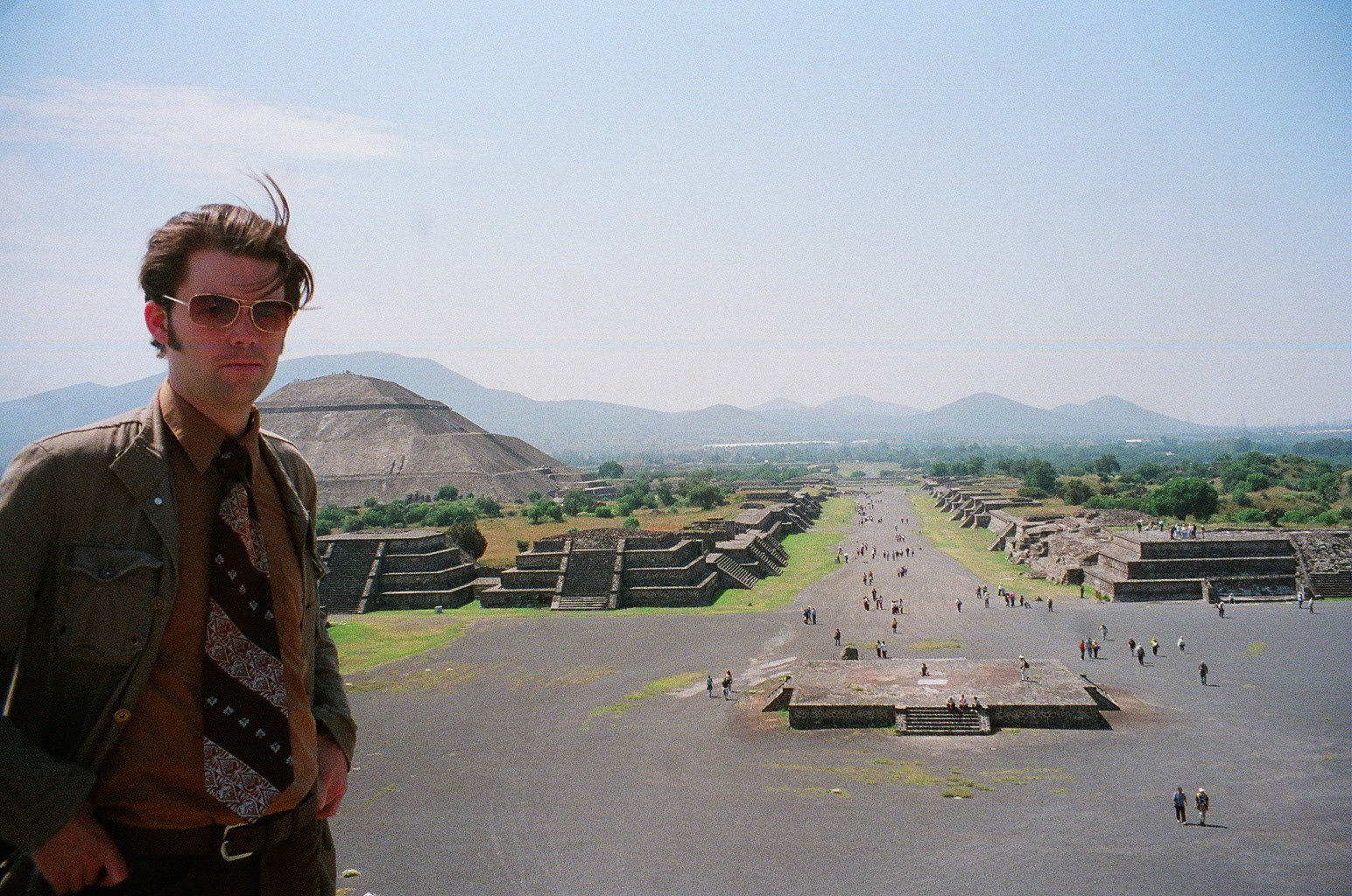 Atop a Mexican pyramid - 2008