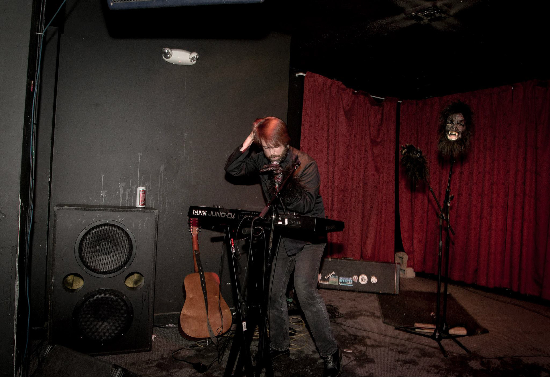 At a completely clean and in no way depressing club, Boston - 2014