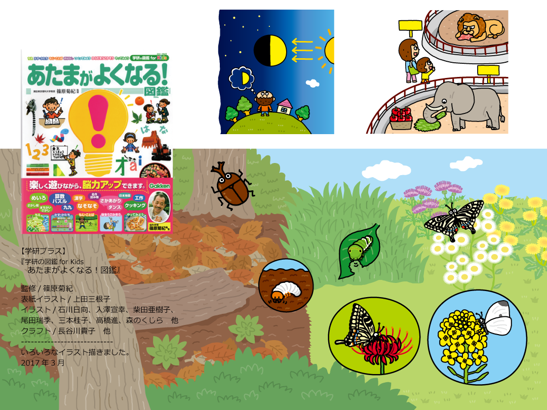 イラストレーター森のくじらの絵本 児童書 こどもイラストなどなどね 児童書 学研プラス あたまがよくなる 図鑑 イラストレーター森のくじらの絵本 児童書 こどもイラストなどなどね 児童書 学研プラス あたまがよくなる 図鑑