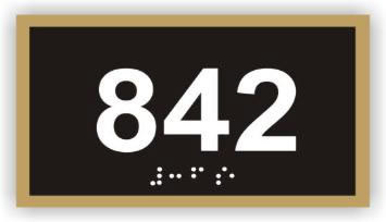 Photopolymer ADA Sign
