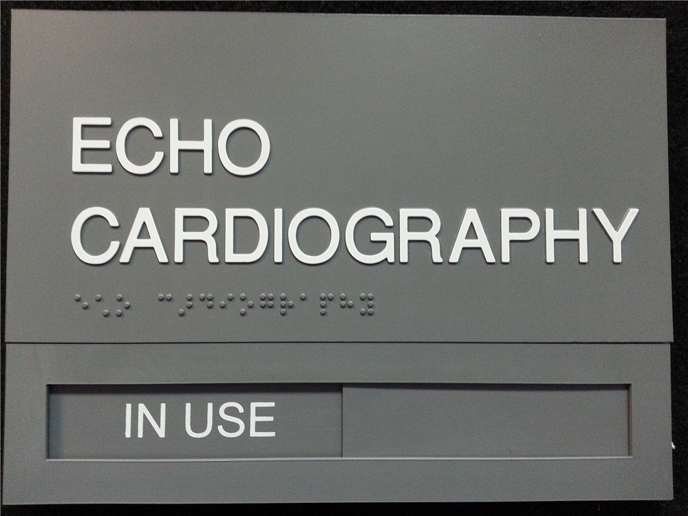 Photopolymer ADA Sign
