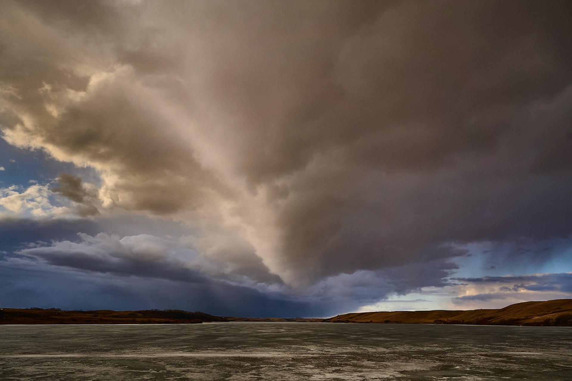 StormCloudsOverFrozenLake