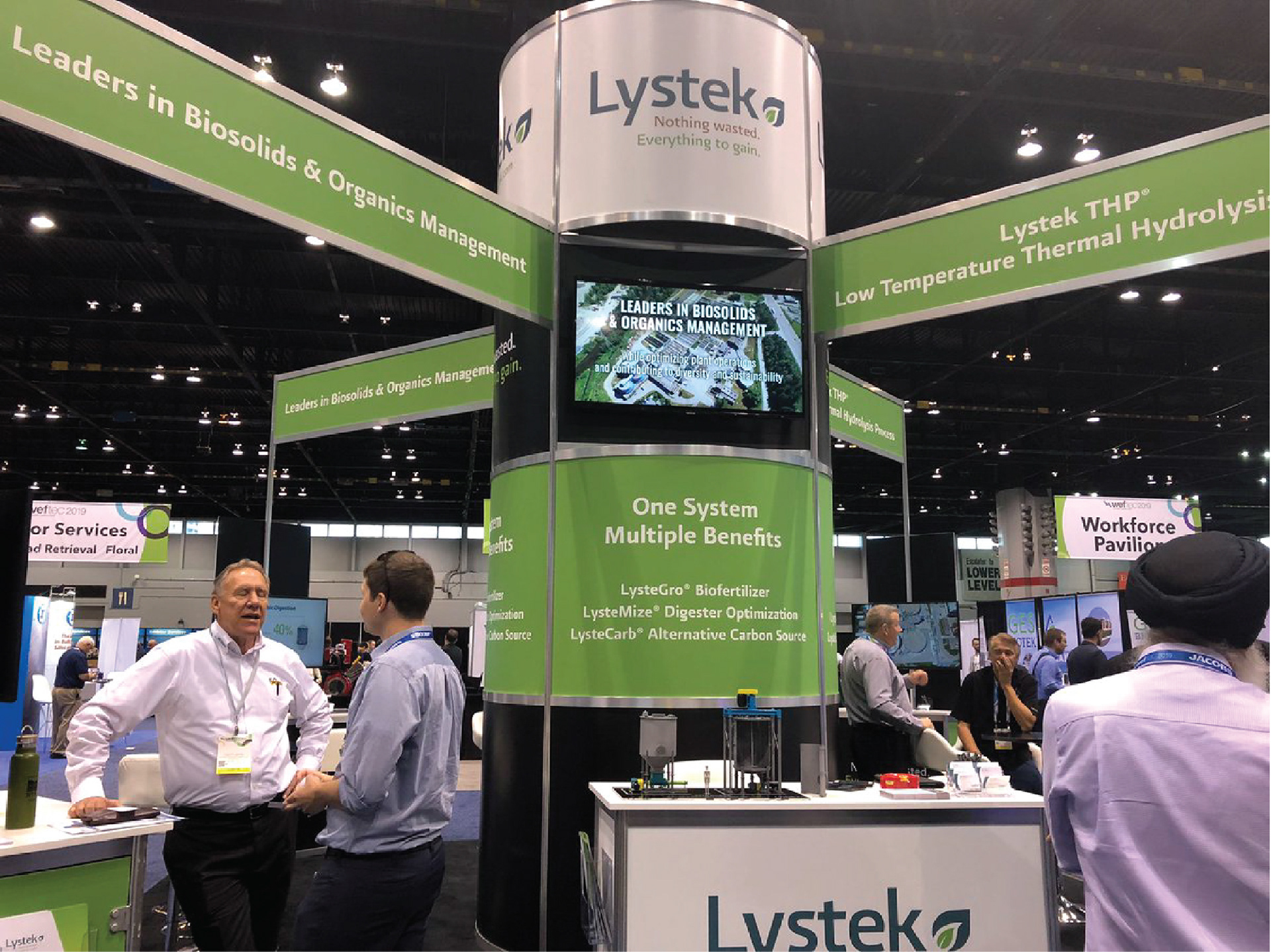 Lystek booth