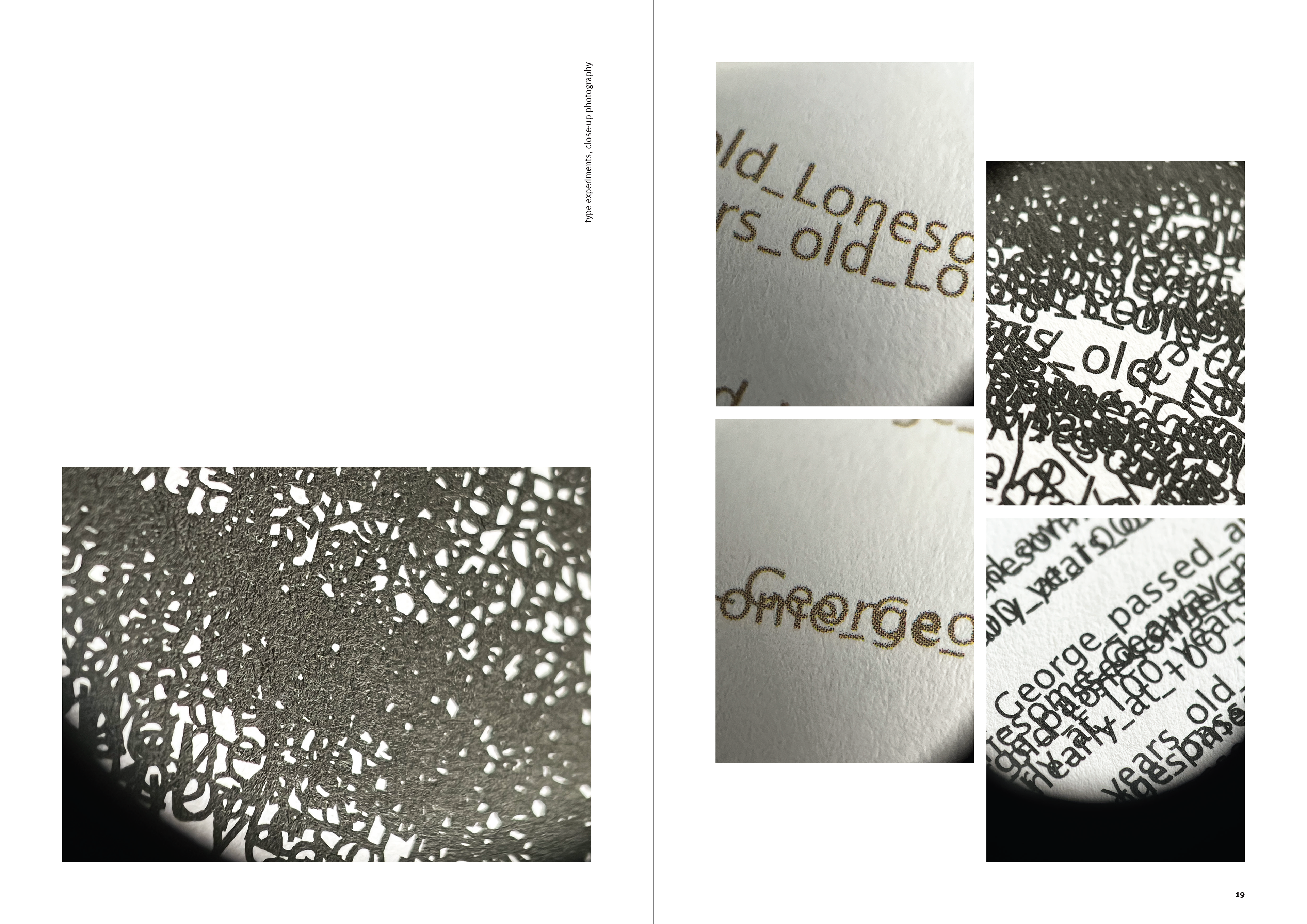 type experimentation