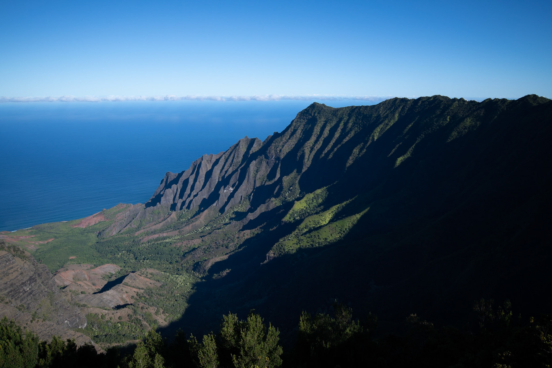 Na Pali Coast from the Kalalau Lookout