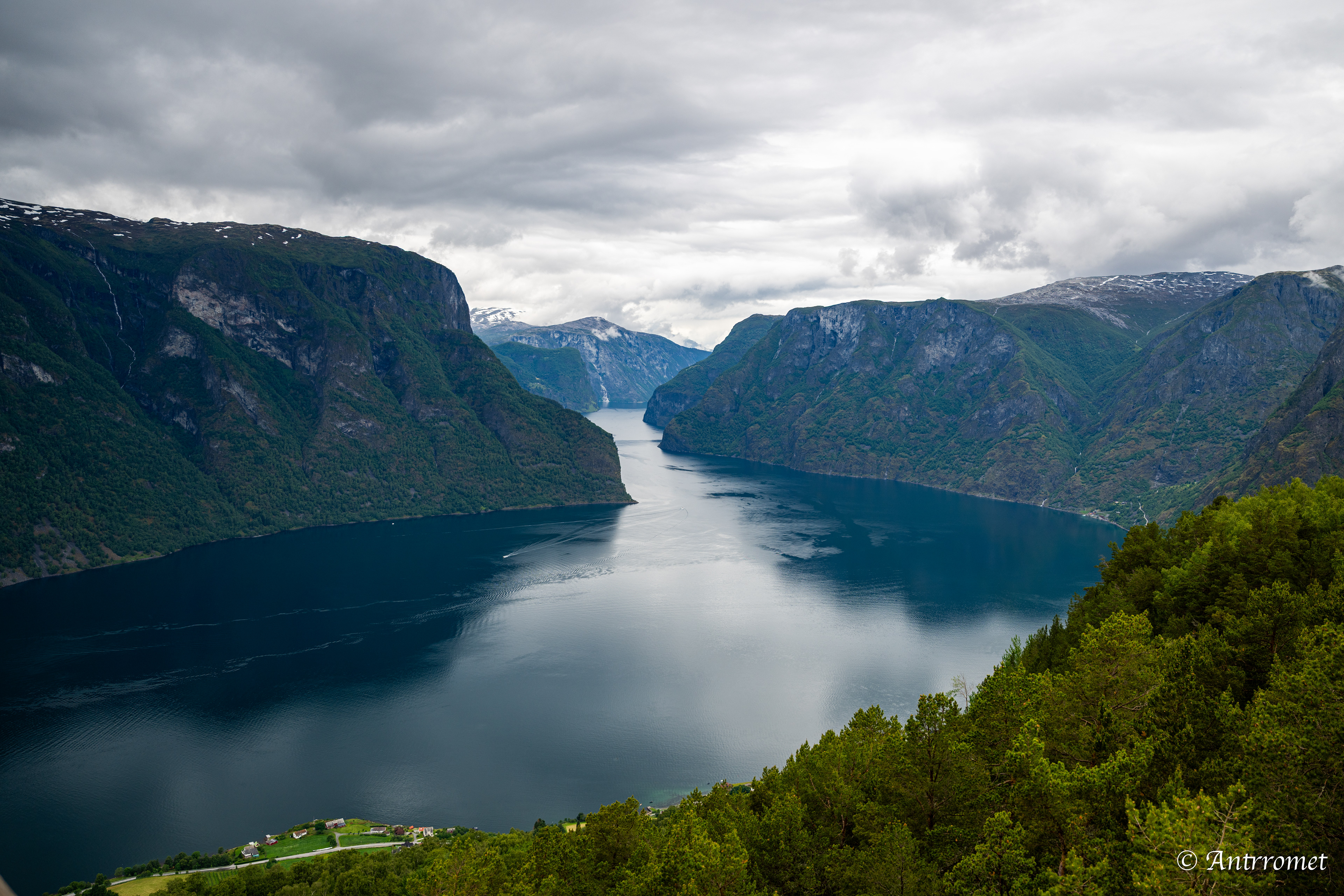 View from Stegastein lookout, Aurland