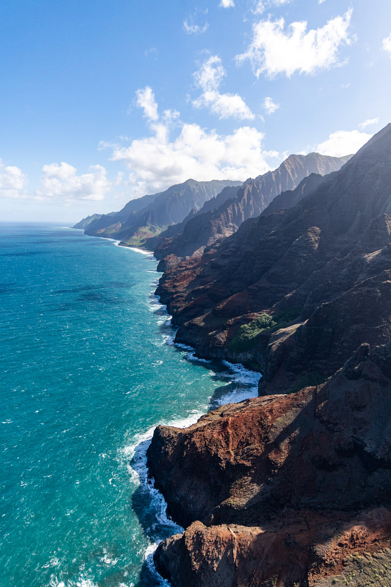 Na Pali Coast from the chopper